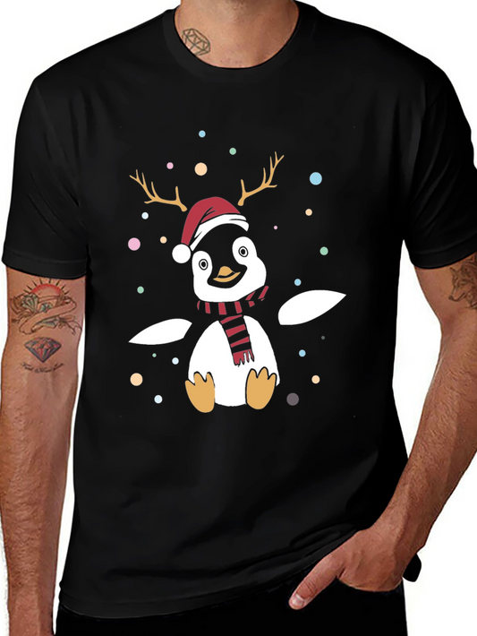 Festive Penguin Christmas T-Shirt