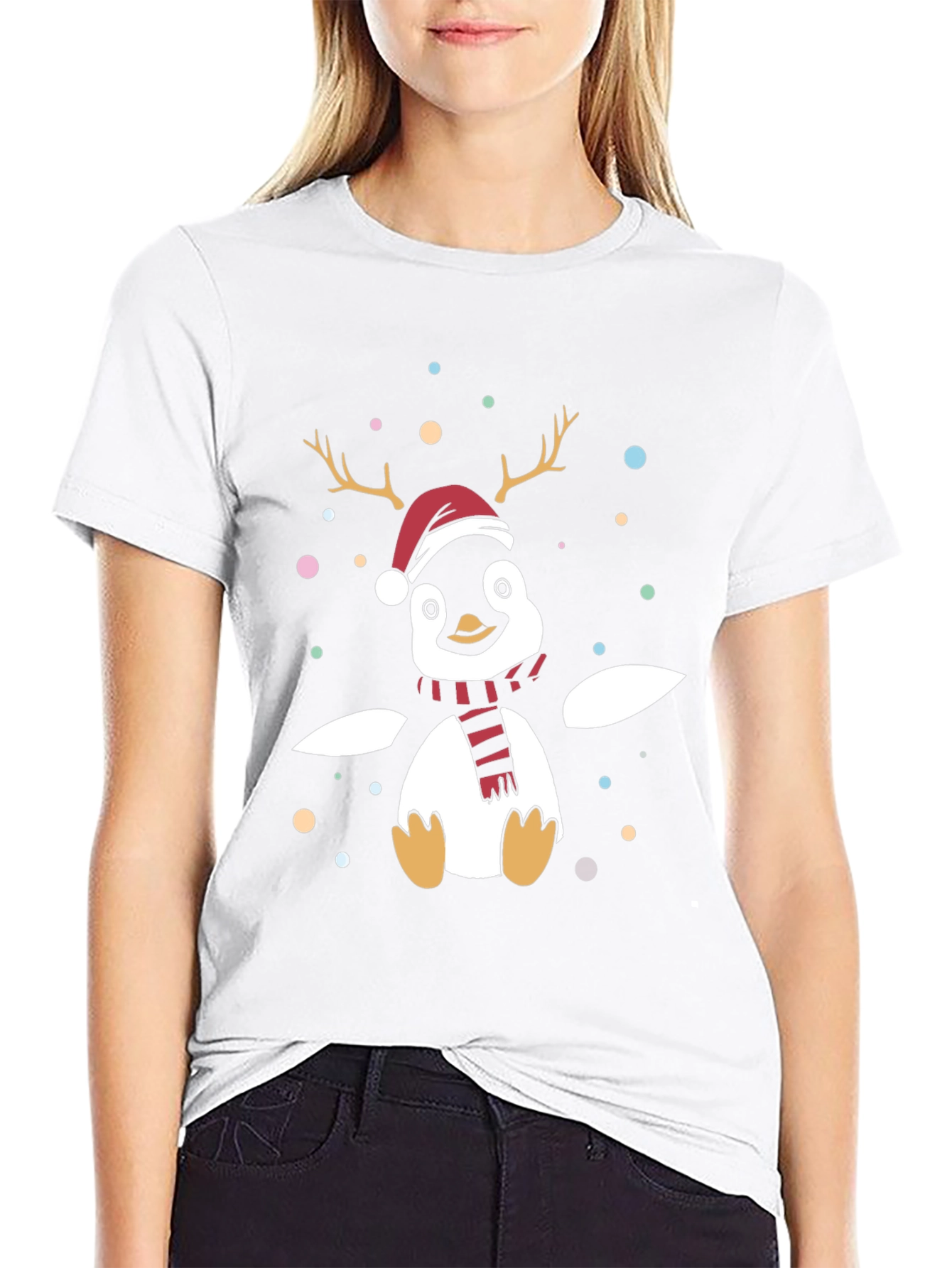 Festive Penguin Christmas T-Shirt