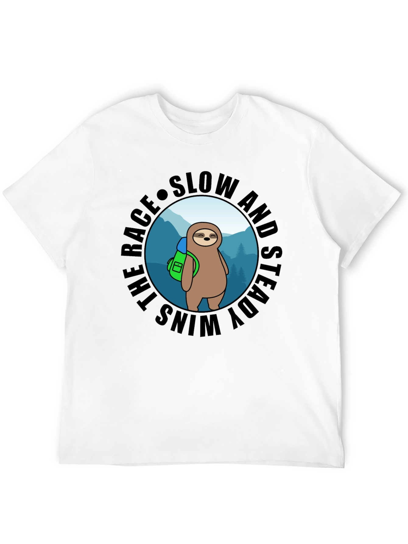 Sloth Hiking T-Shirt: Slow and Steady Wins the Race