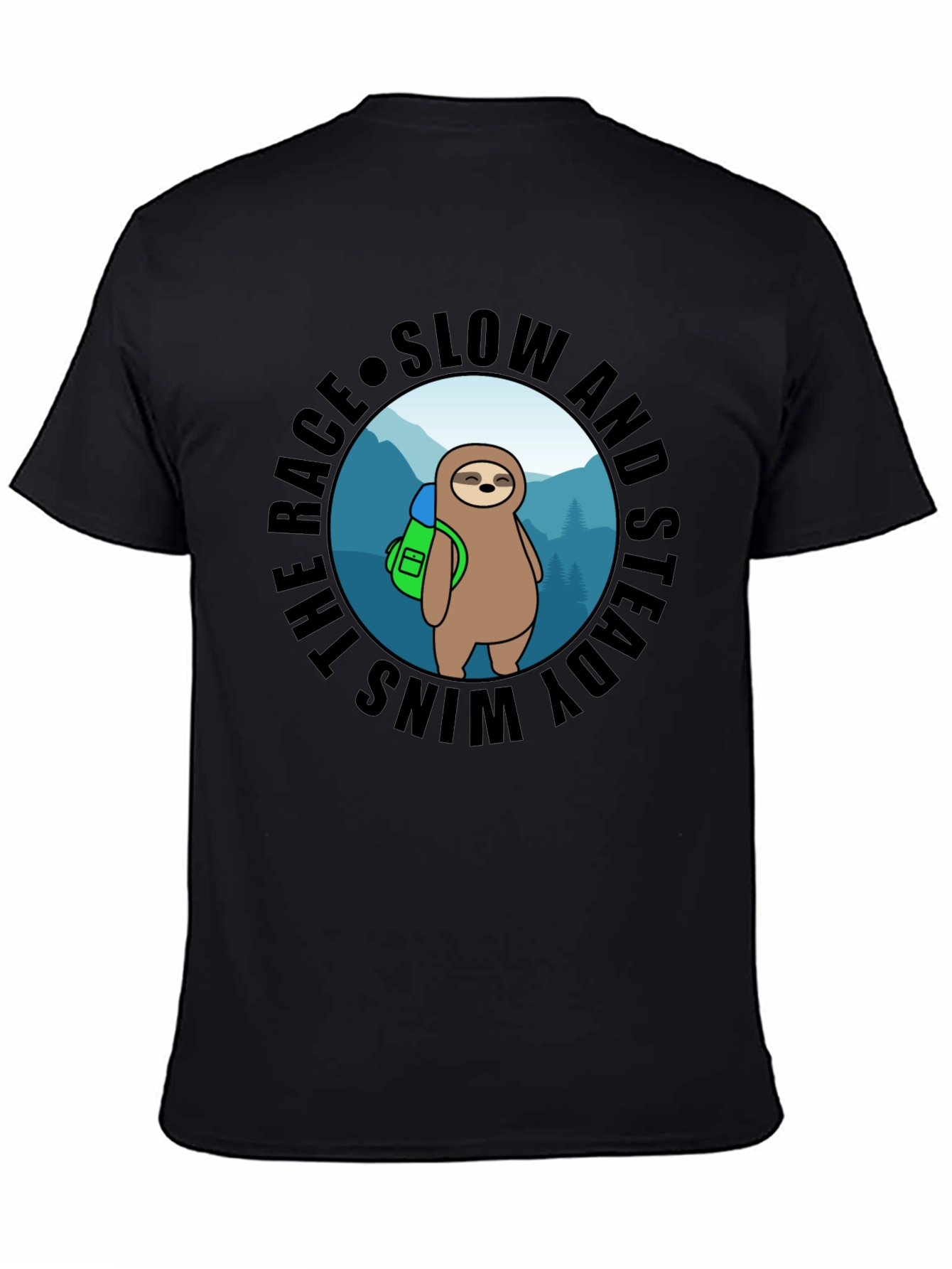 Sloth Hiking T-Shirt: Slow and Steady Wins the Race