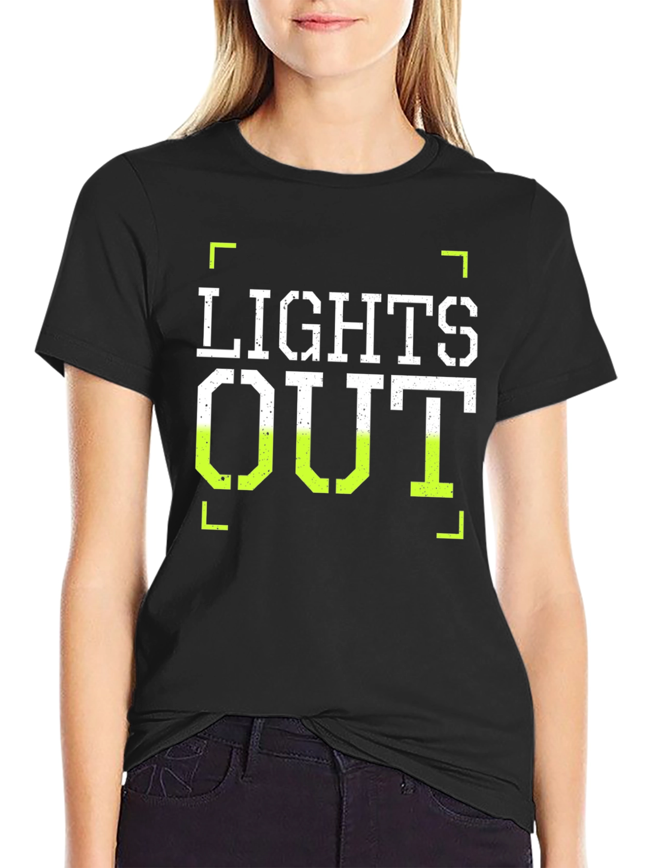 Lights Out Graphic T-Shirt - Trendy Casual Tee