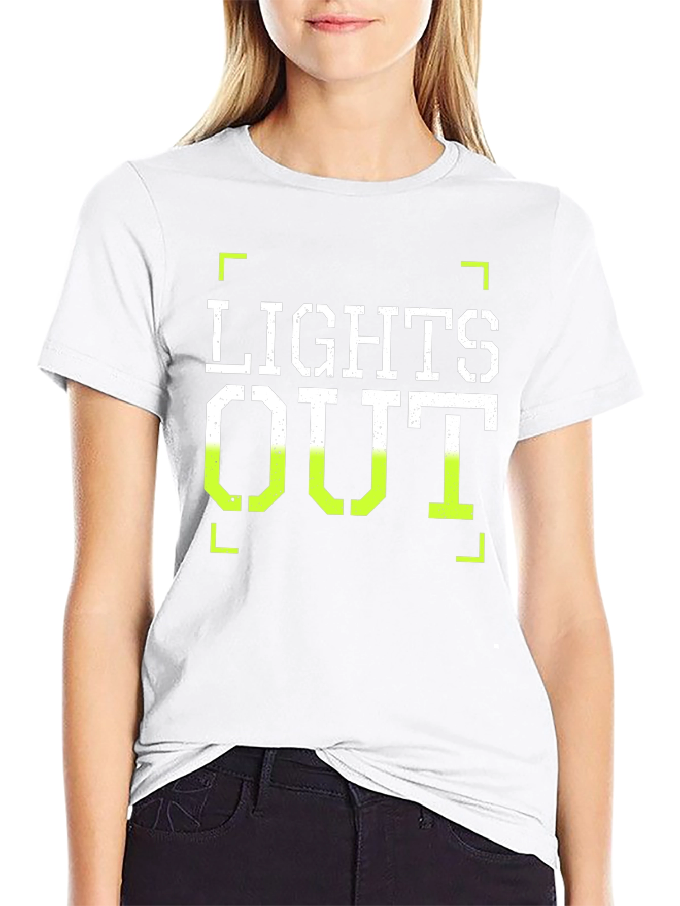 Lights Out Graphic T-Shirt - Trendy Casual Tee
