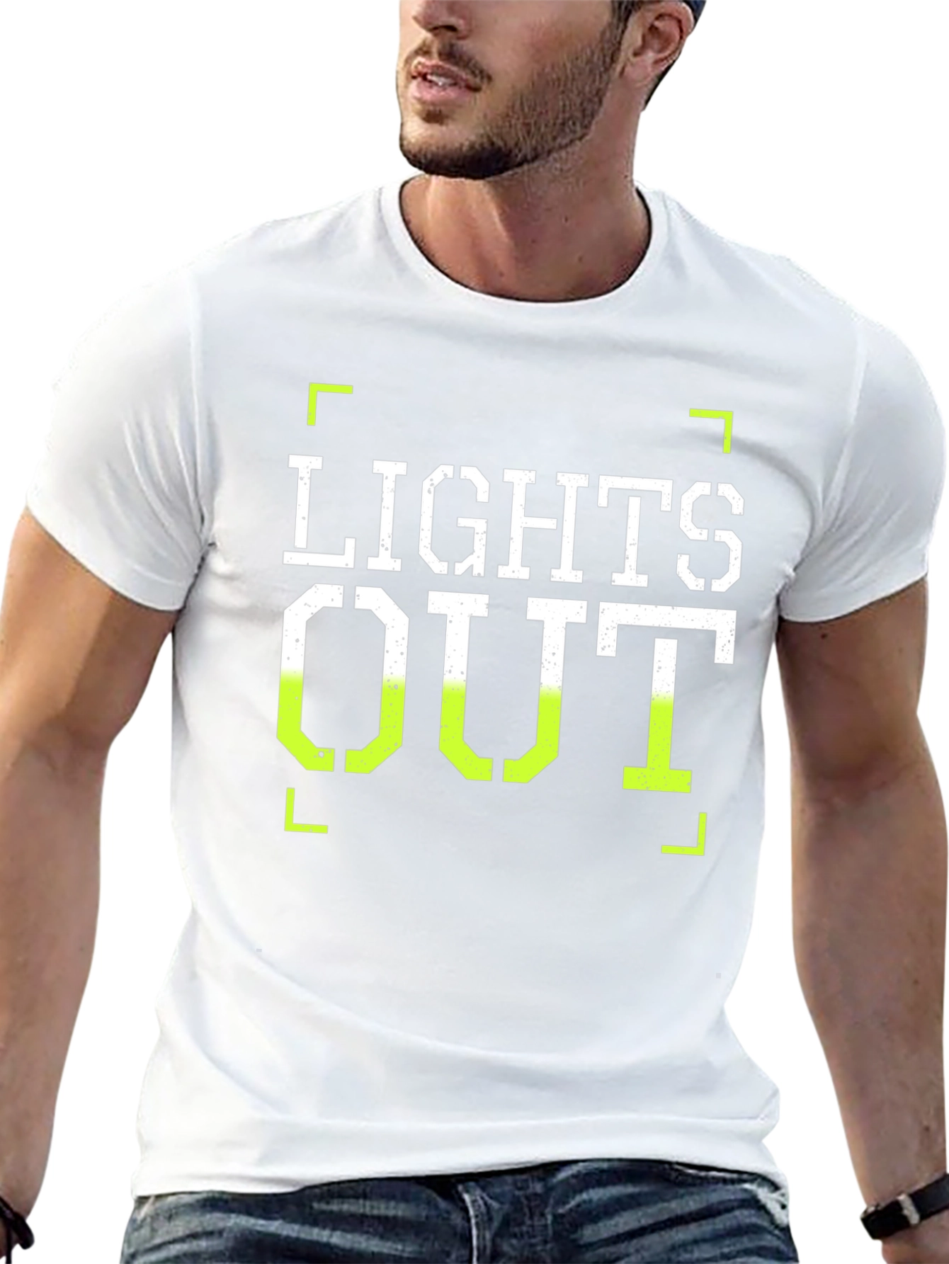 Lights Out Graphic T-Shirt - Trendy Casual Tee