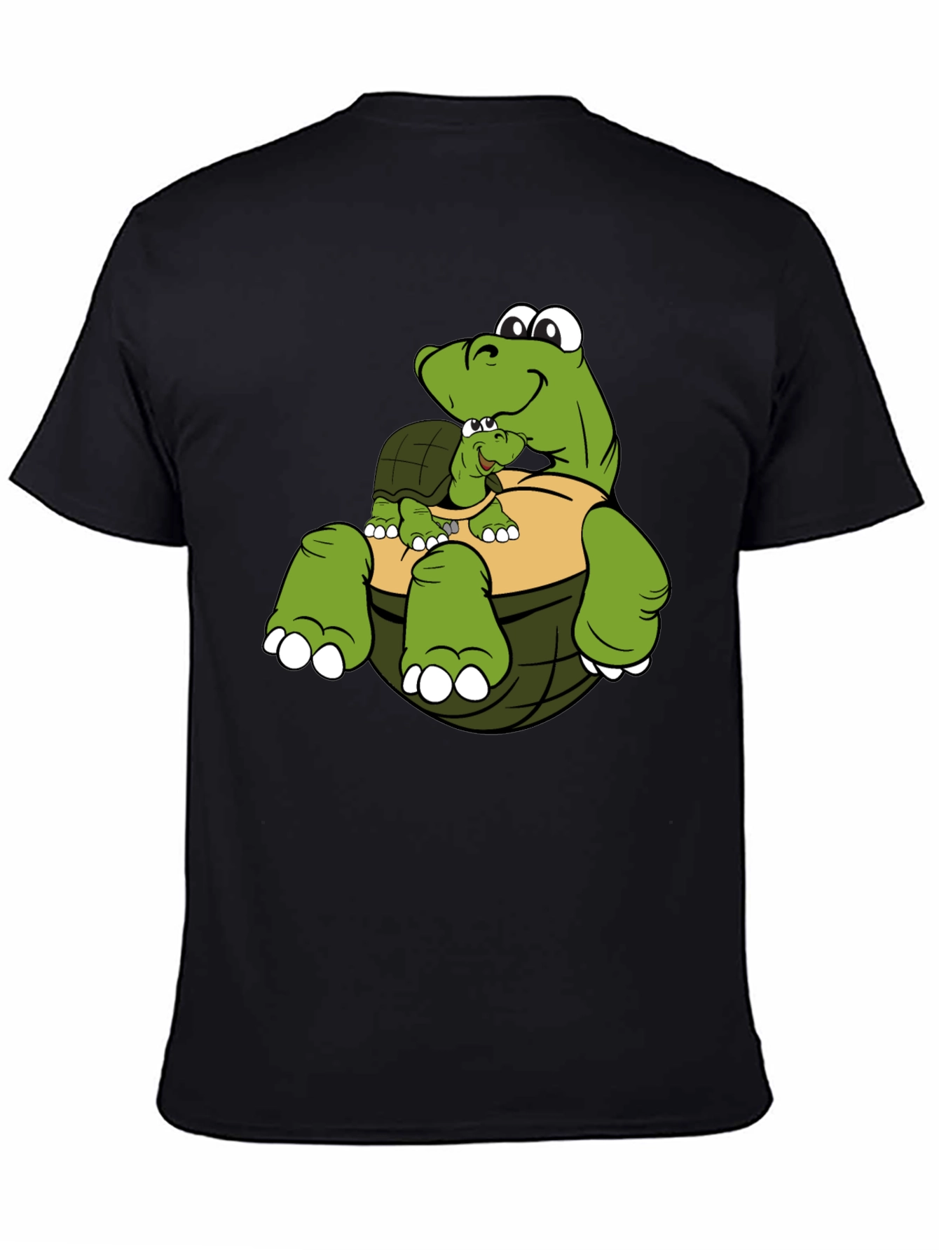 Cute Turtle Family Graphic T-Shirt