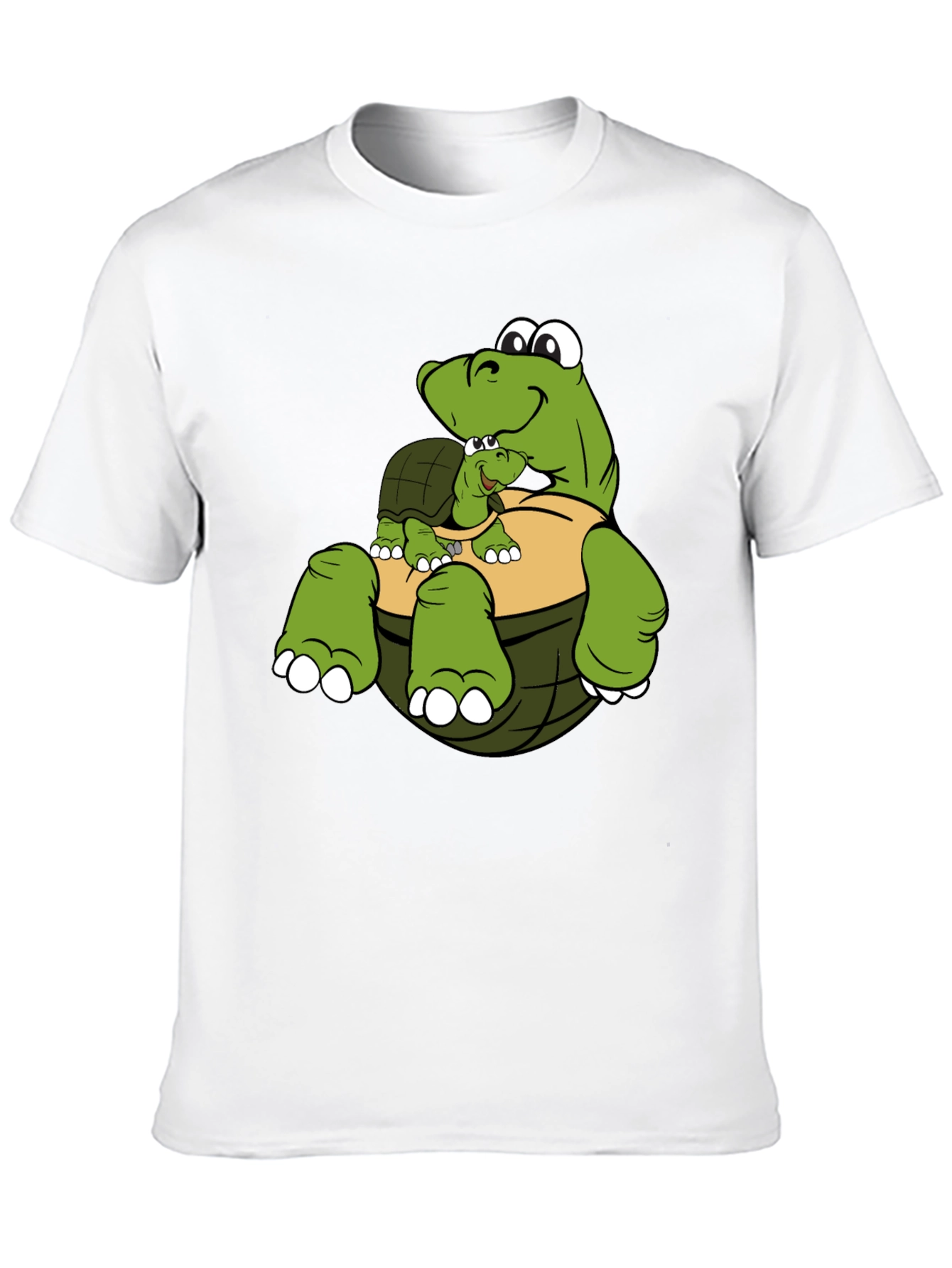 Cute Turtle Family Graphic T-Shirt