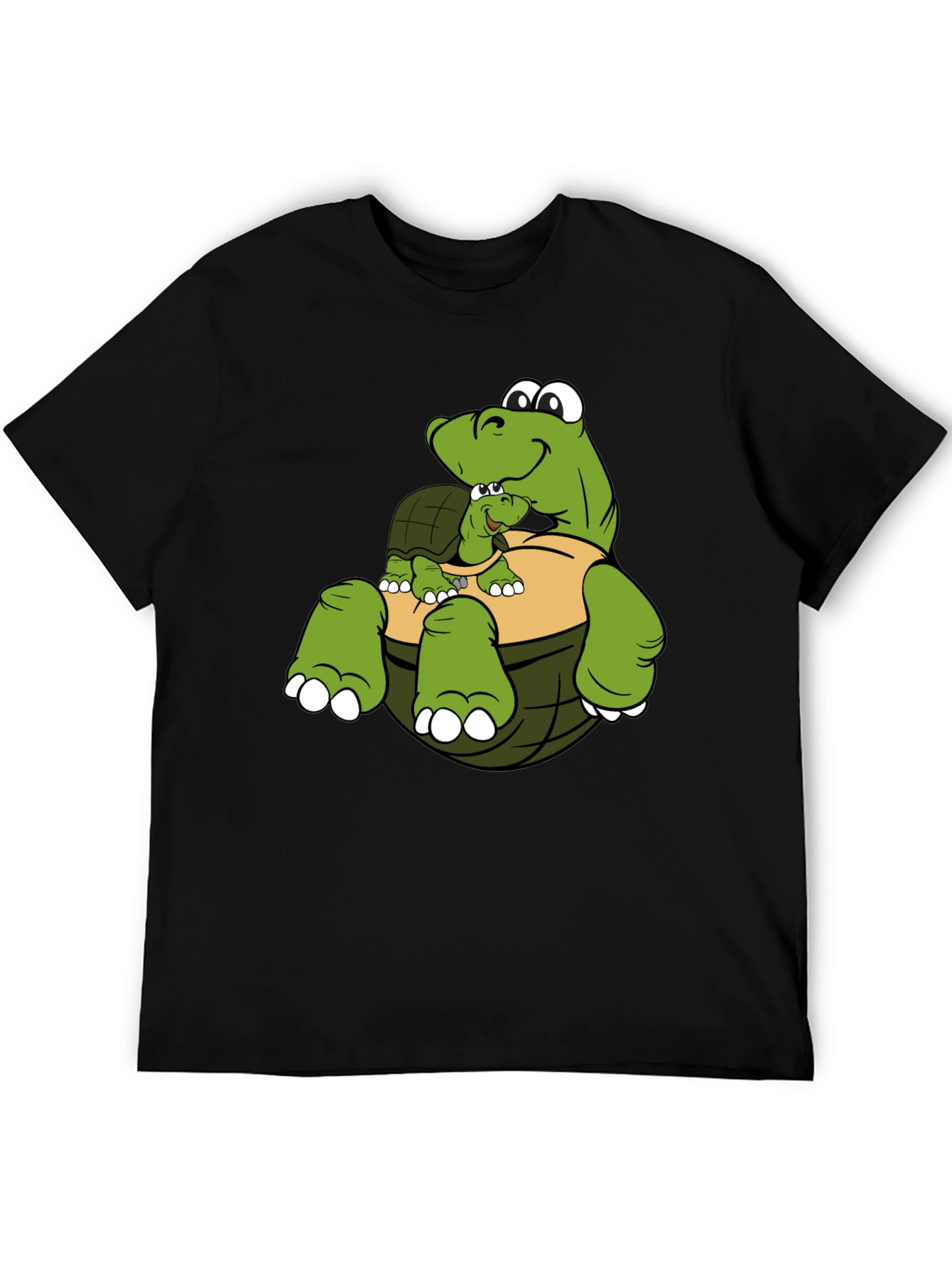 Cute Turtle Family Graphic T-Shirt