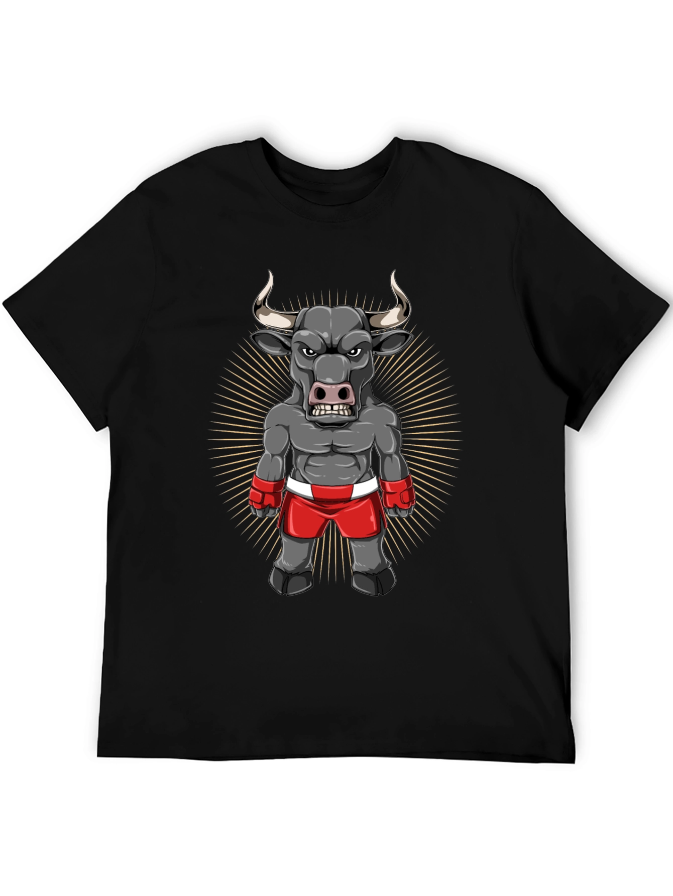 Bull Boxer Graphic Tee - Black