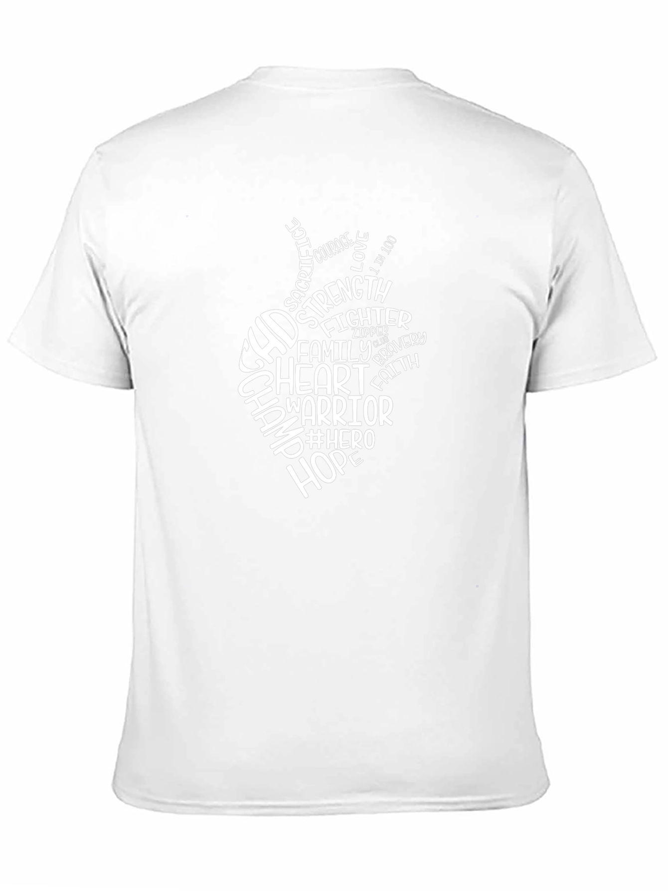 CHD Heart Warrior T-Shirt - Black