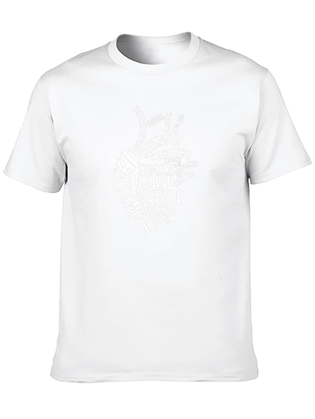 CHD Heart Warrior T-Shirt - Black