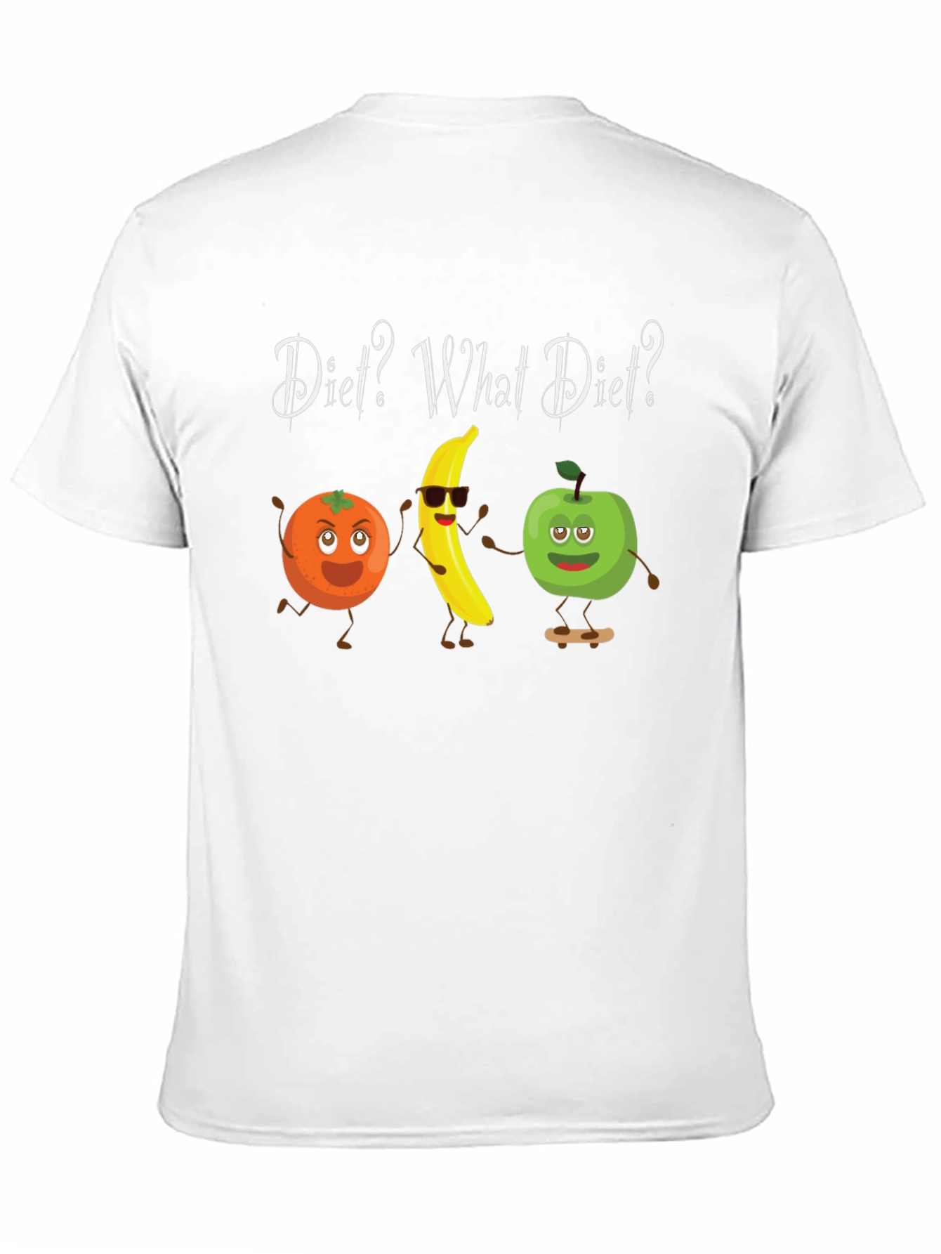 Diet? What Diet? Funny Fruit T-Shirt