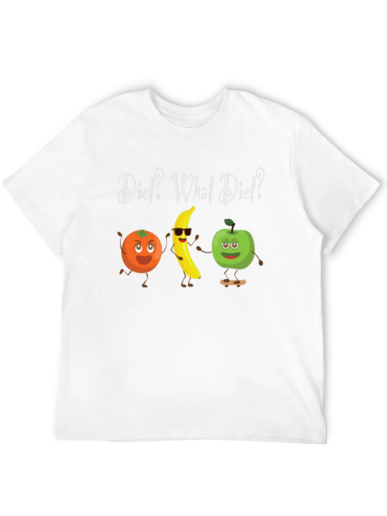 Diet? What Diet? Funny Fruit T-Shirt