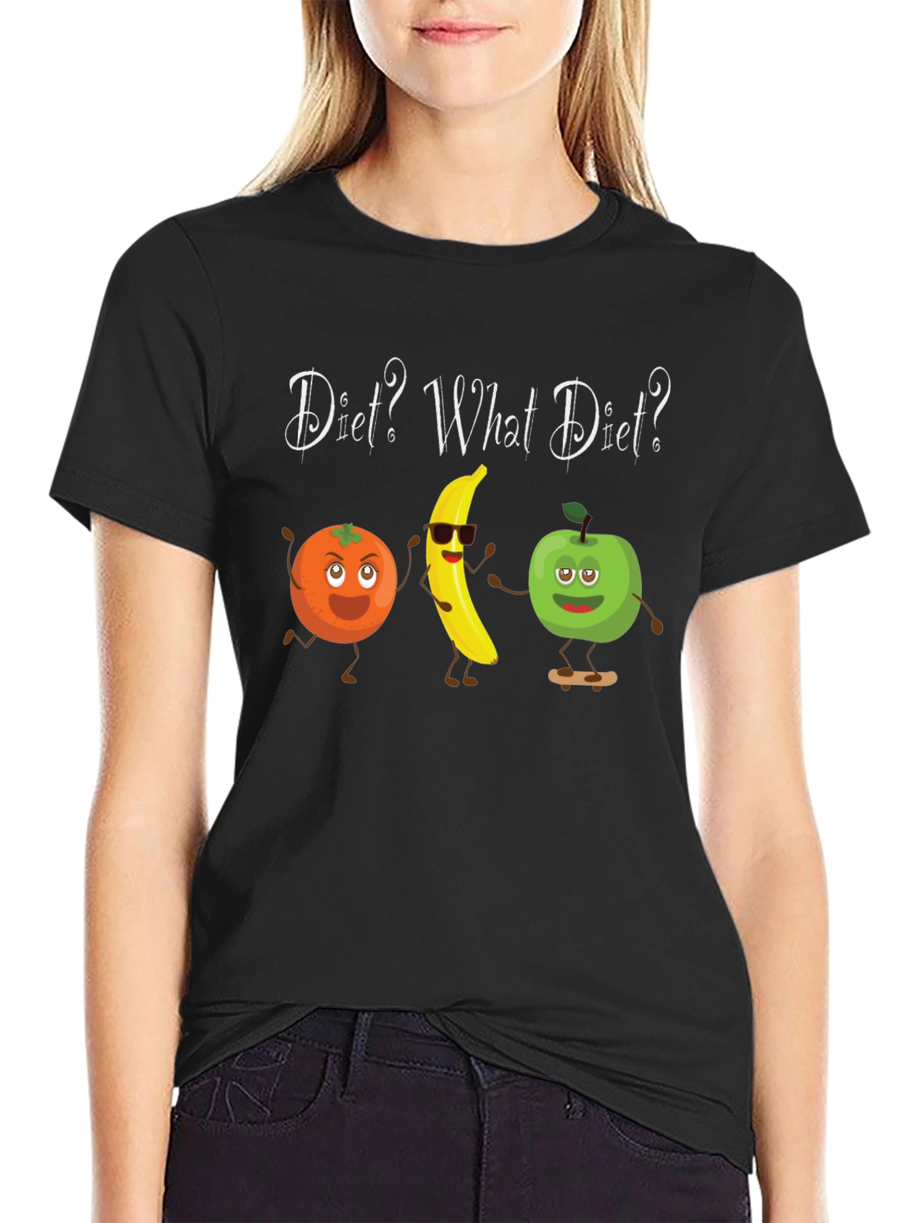 Diet? What Diet? Funny Fruit T-Shirt