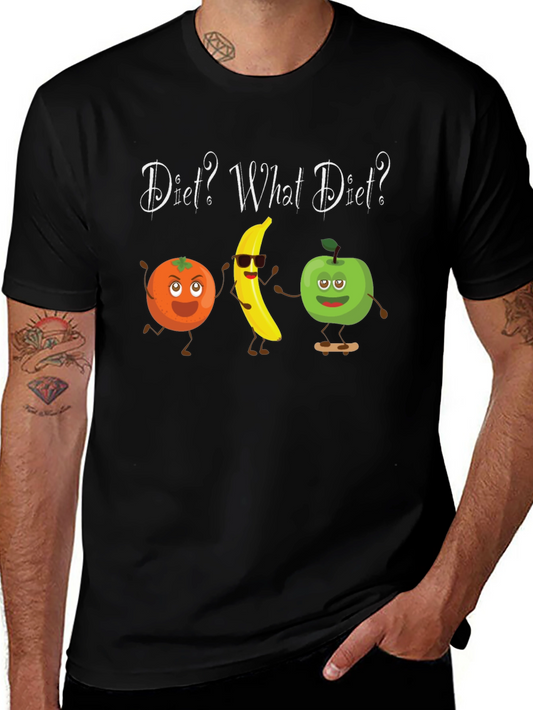 Diet? What Diet? Funny Fruit T-Shirt