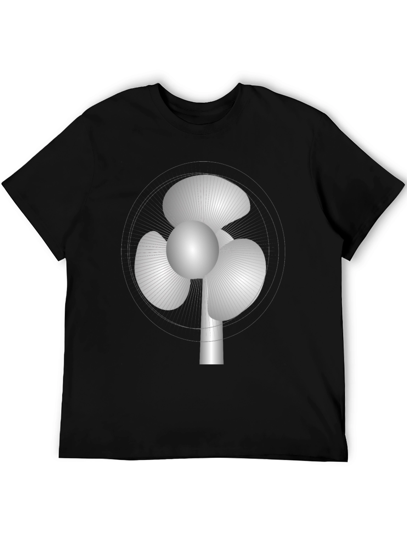 Novelty Fan Graphic Tee - Cool & Comfortable