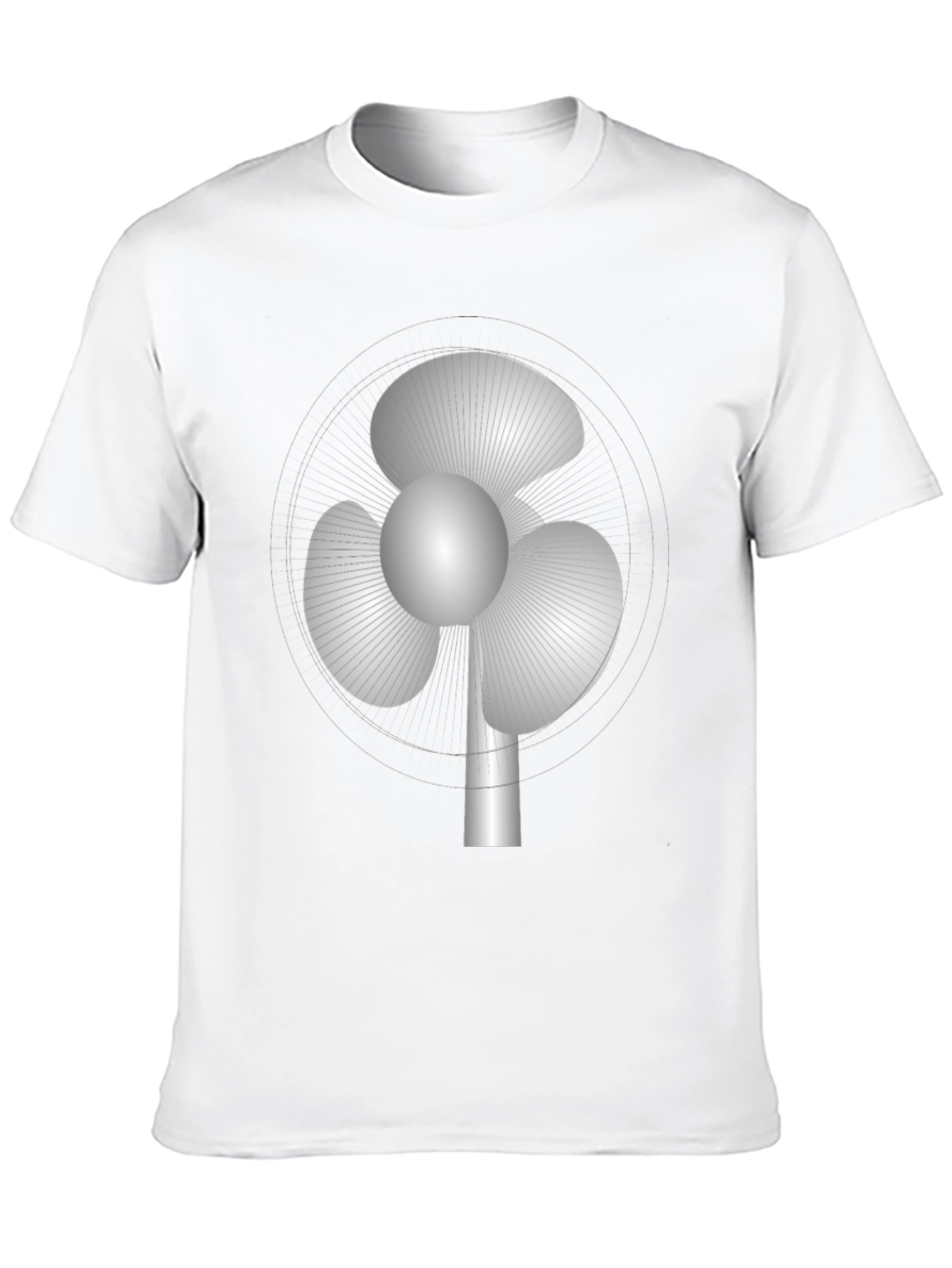 Novelty Fan Graphic Tee - Cool & Comfortable