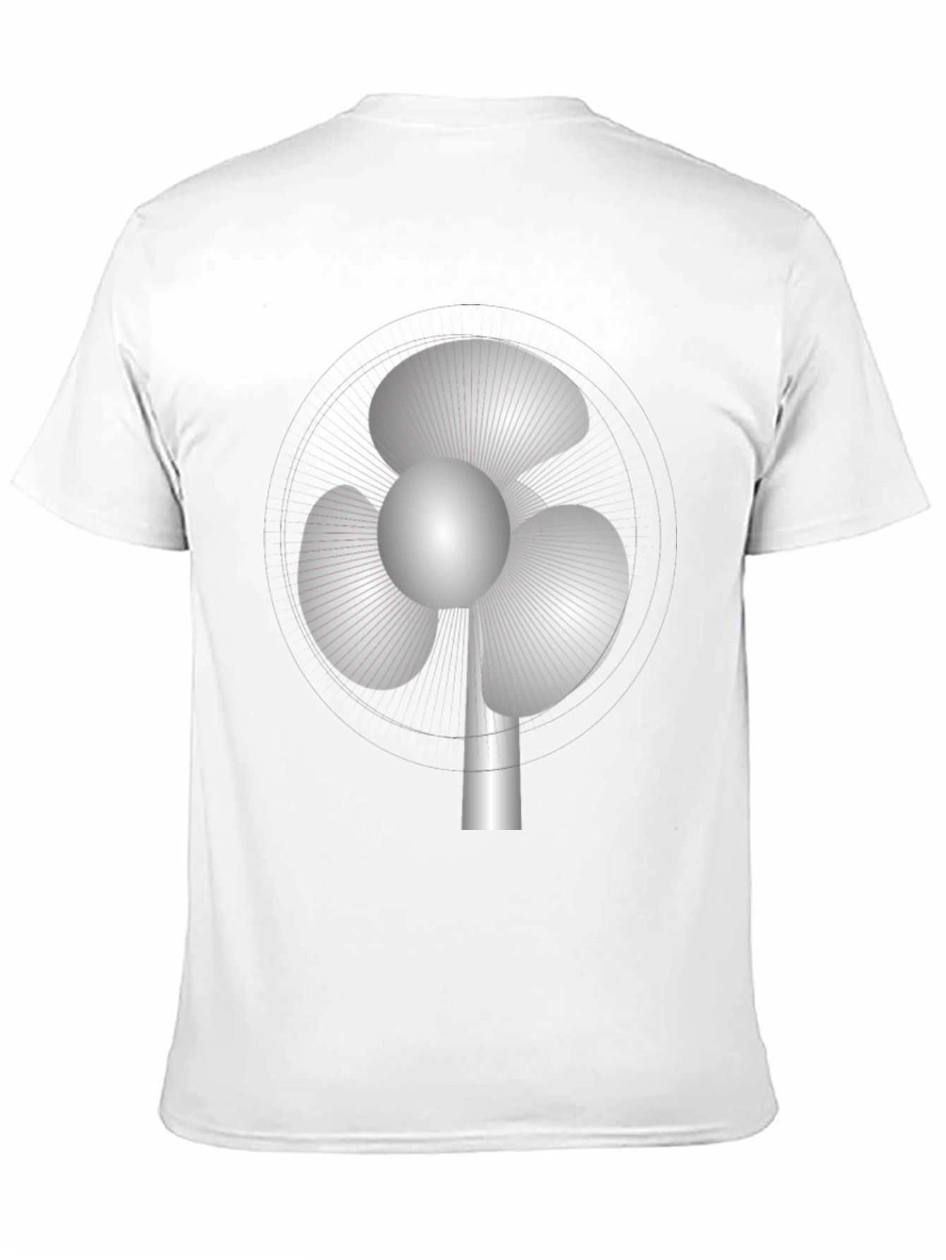 Novelty Fan Graphic Tee - Cool & Comfortable