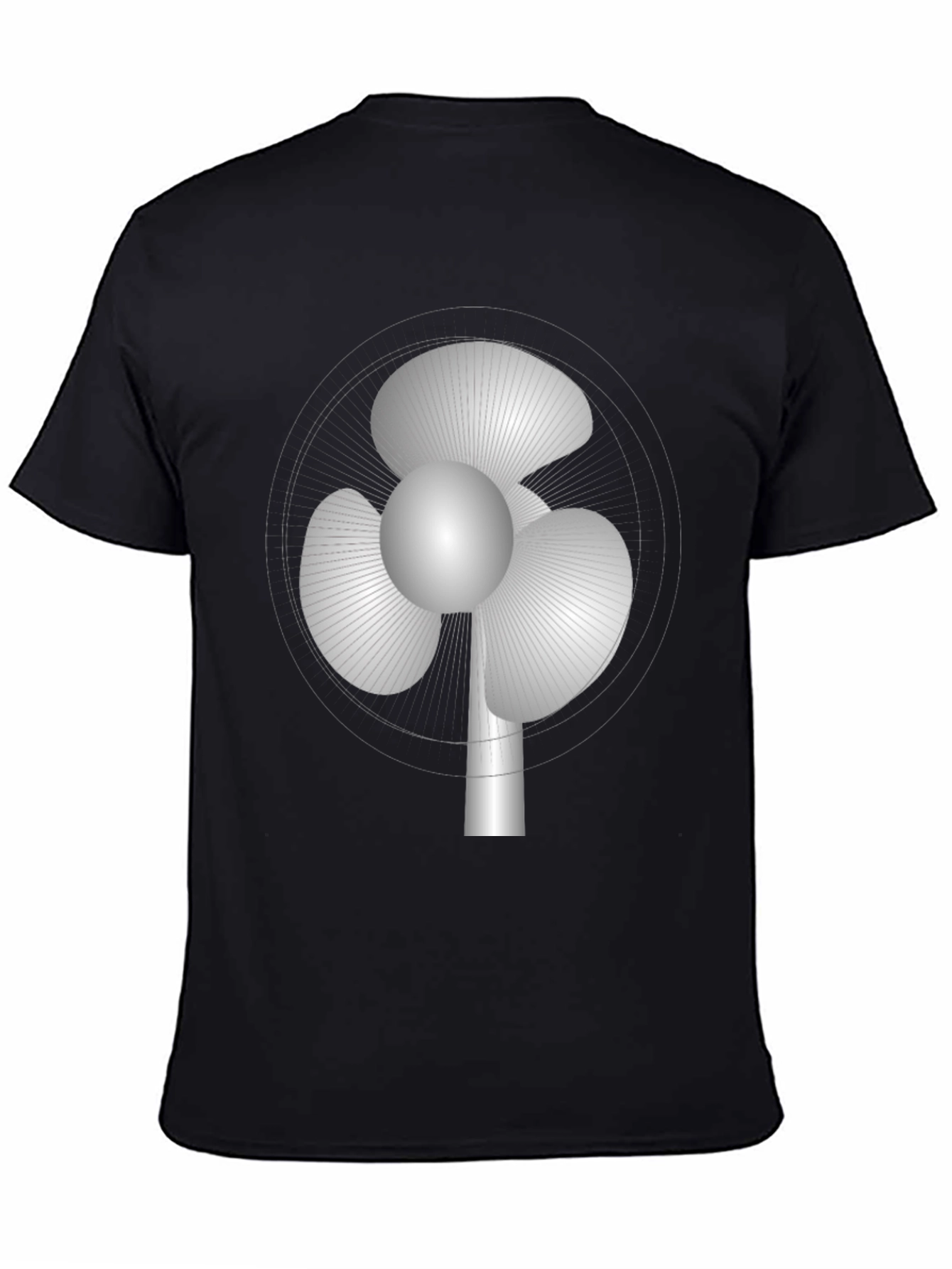 Novelty Fan Graphic Tee - Cool & Comfortable