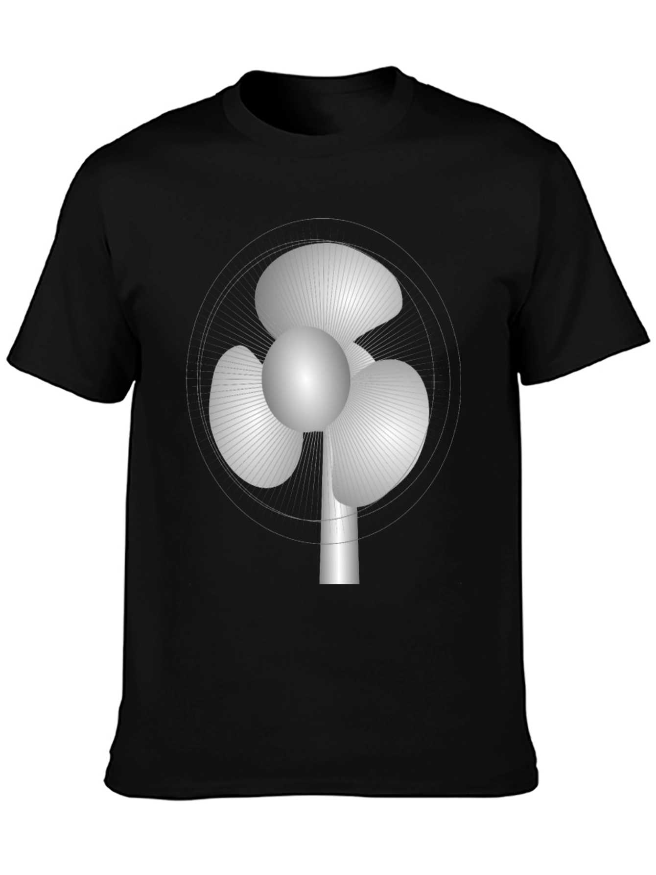 Novelty Fan Graphic Tee - Cool & Comfortable