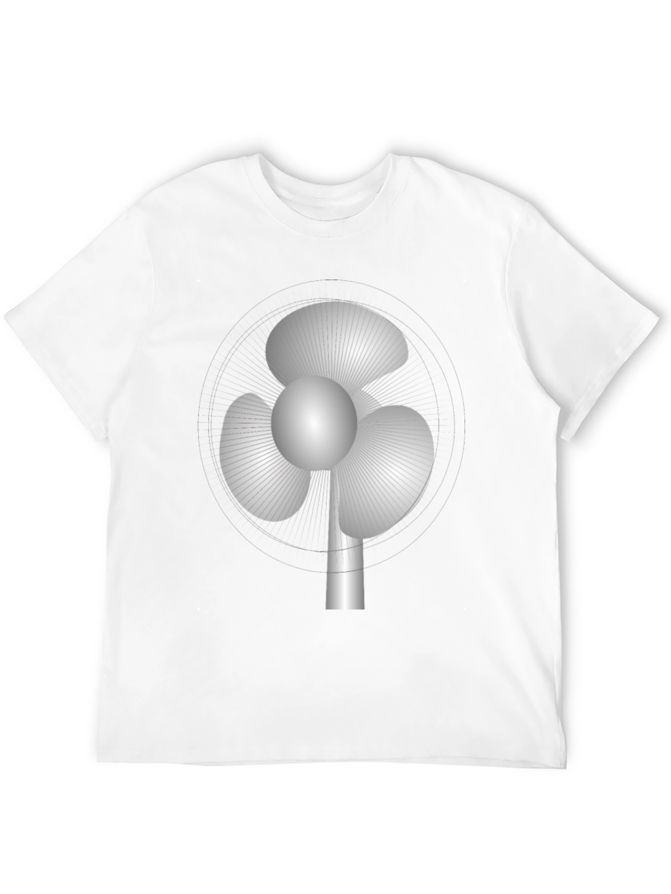Novelty Fan Graphic Tee - Cool & Comfortable