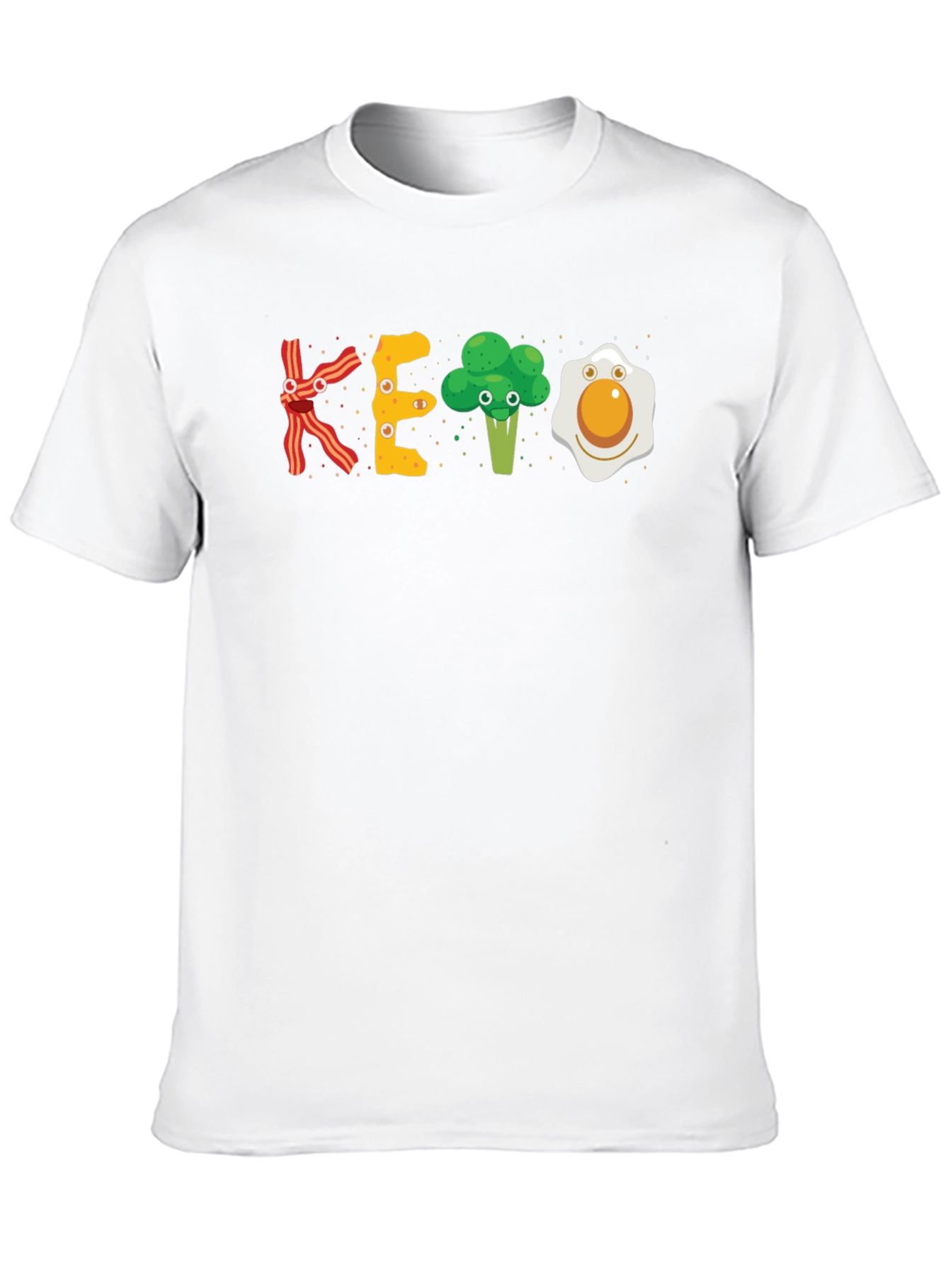 KETO T-Shirt Bacon Broccoli Egg Diet Tee