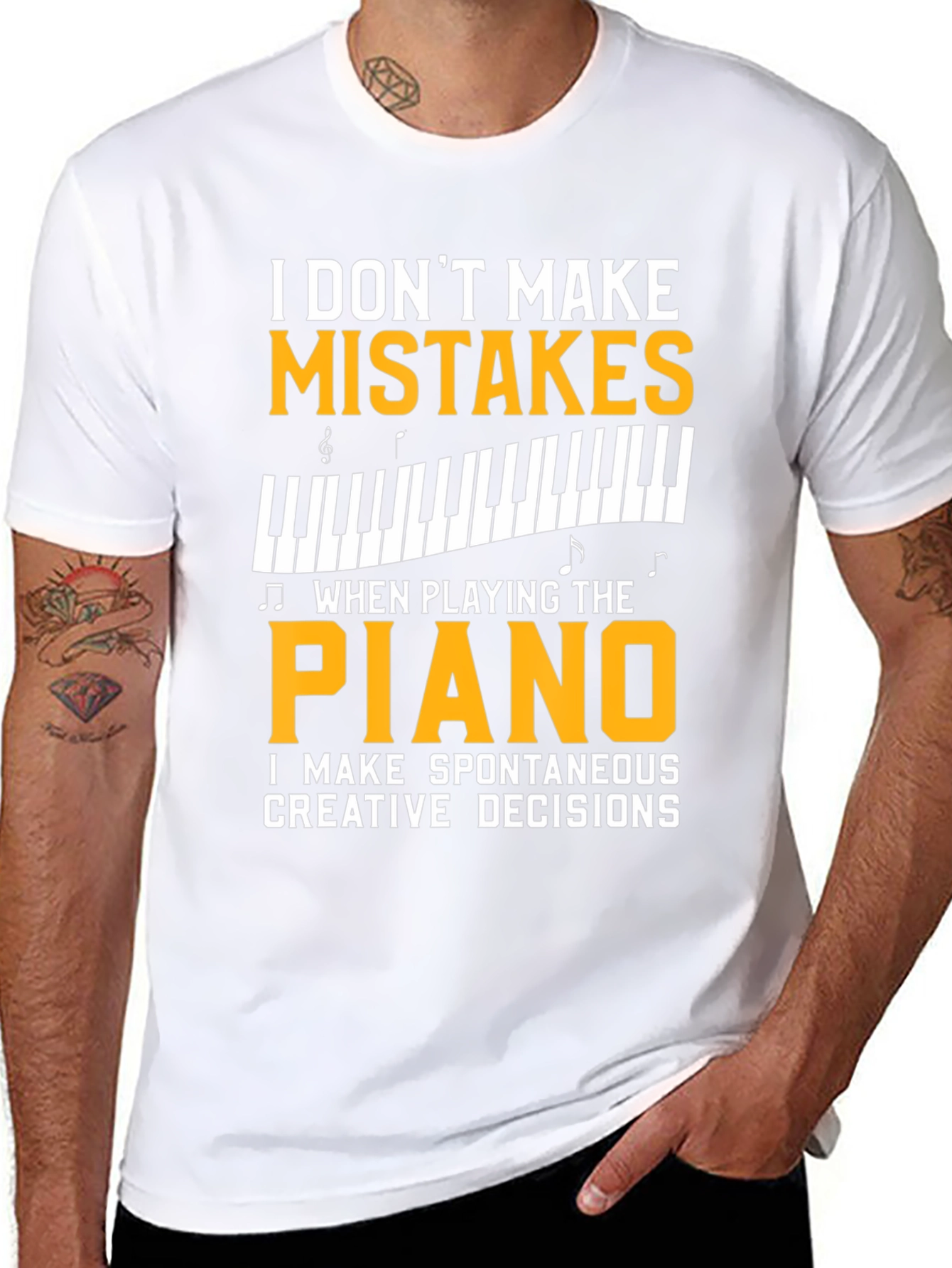 Funny Piano Player T-Shirt