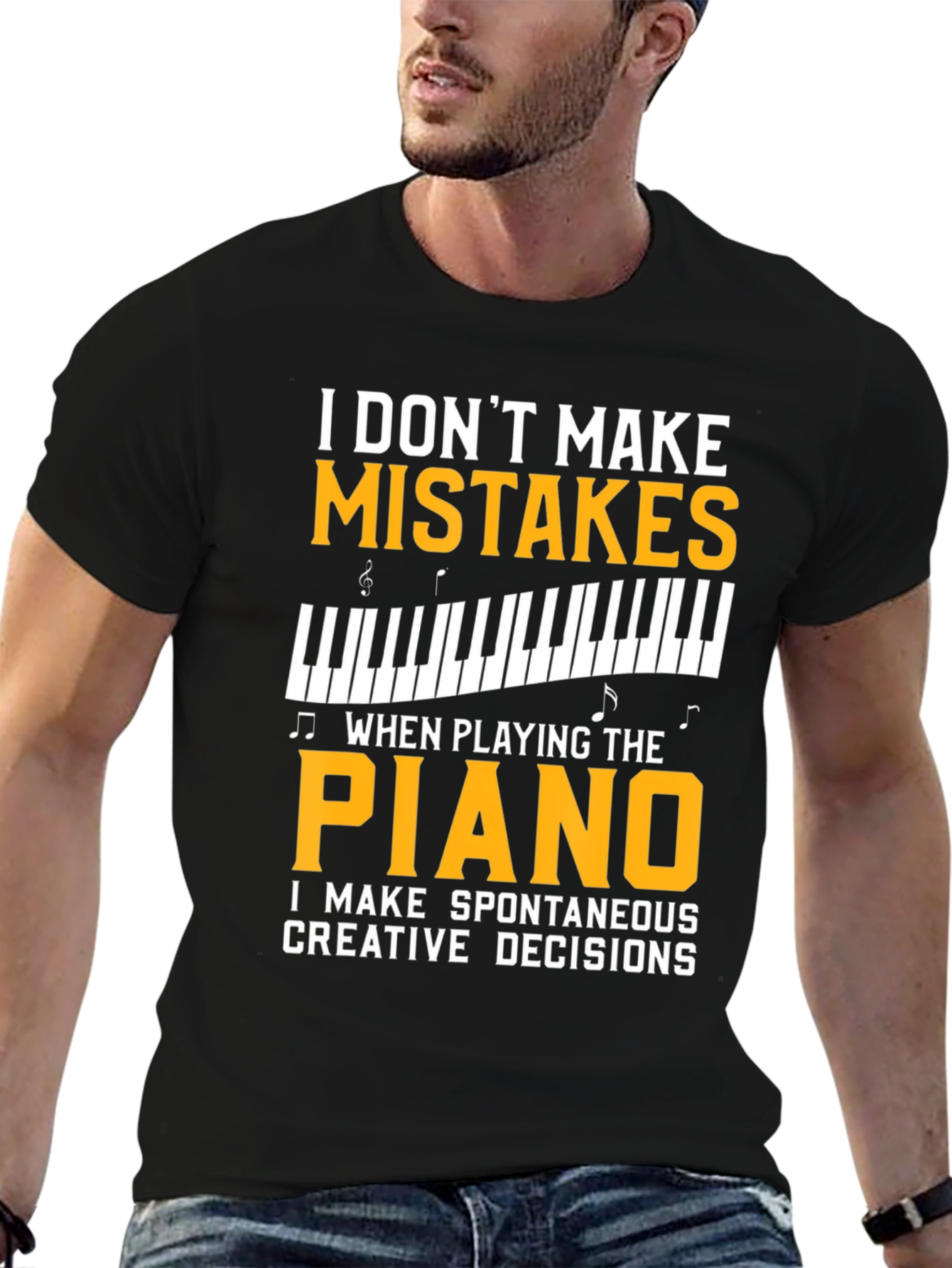 Funny Piano Player T-Shirt