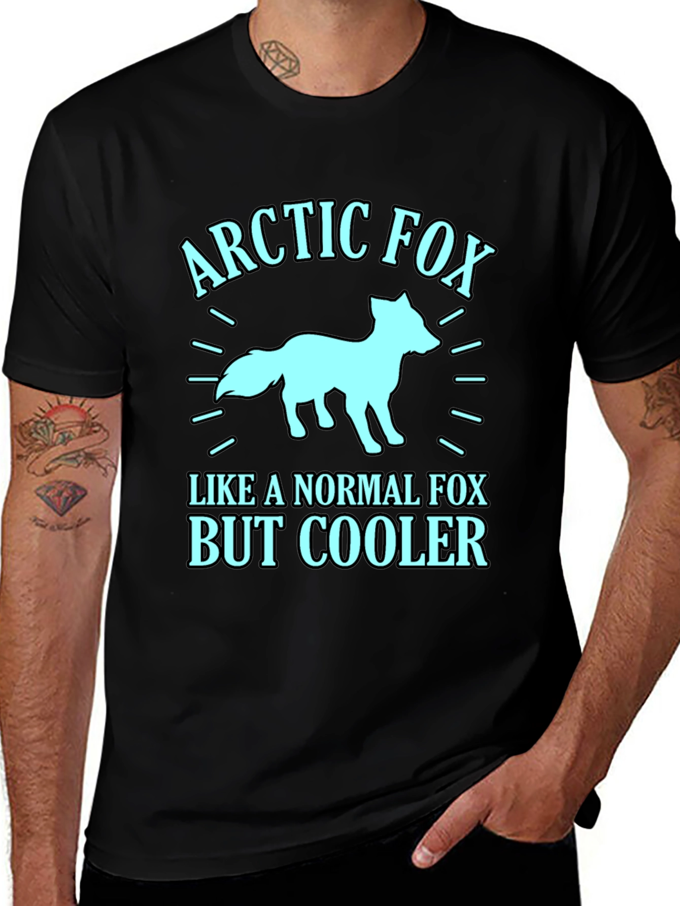 Arctic Fox Cool Graphic T-Shirt