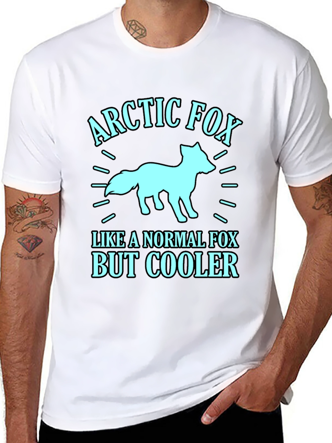 Arctic Fox Cool Graphic T-Shirt