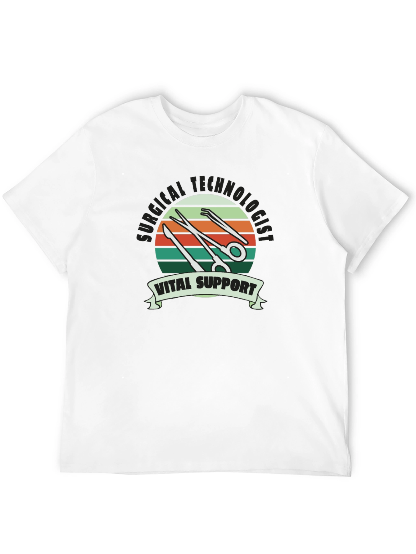 Surgical Tech Vital Support Graphic Tee
