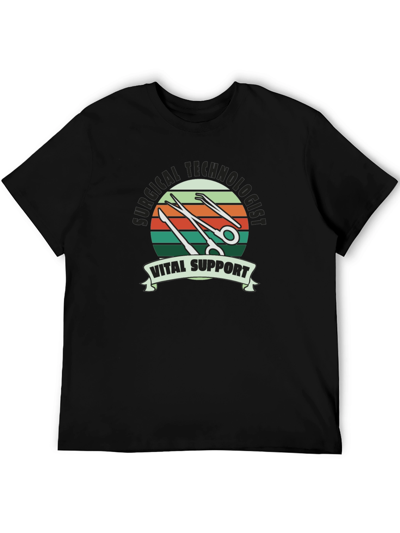 Surgical Tech Vital Support Graphic Tee
