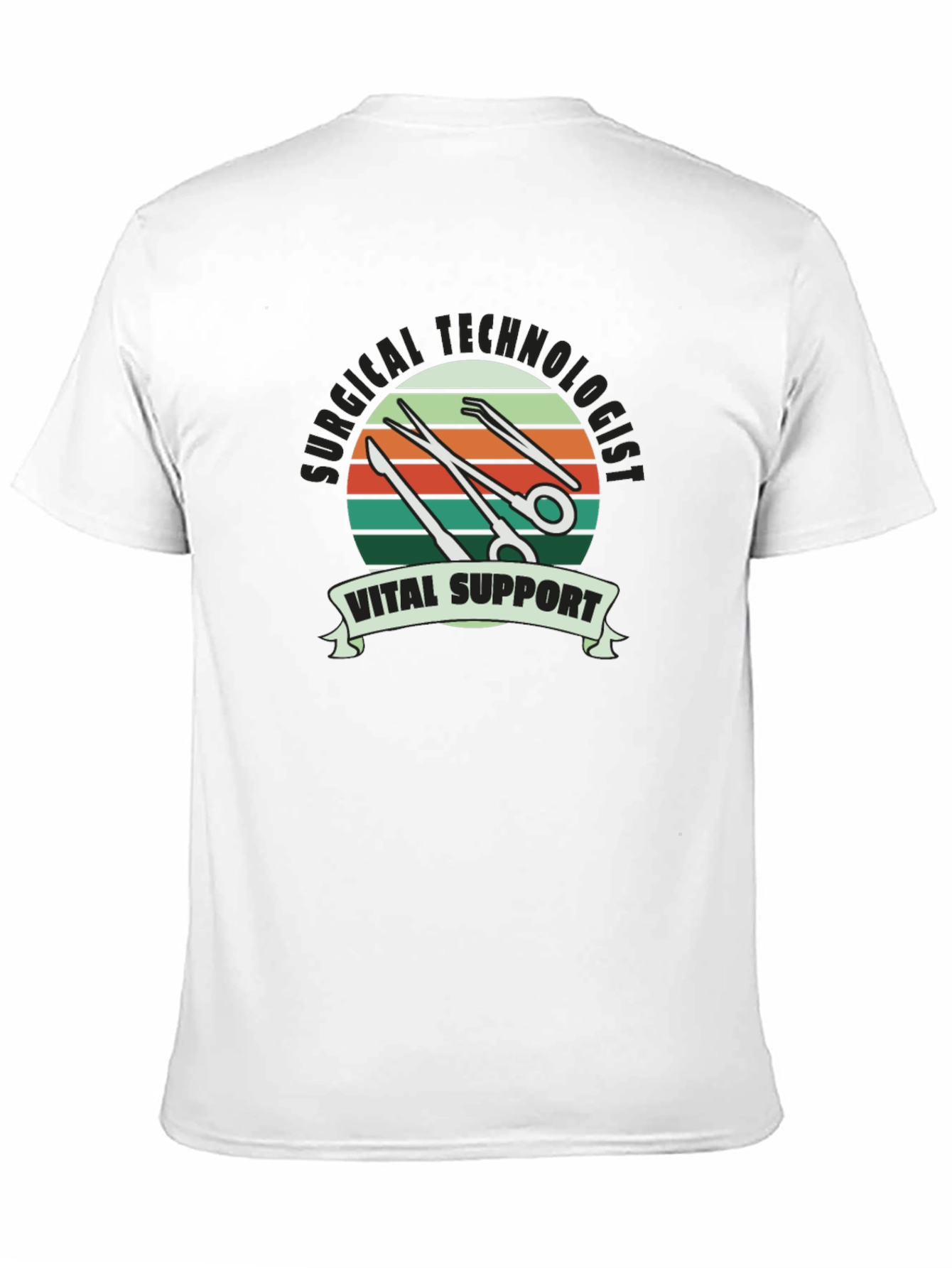 Surgical Tech Vital Support Graphic Tee