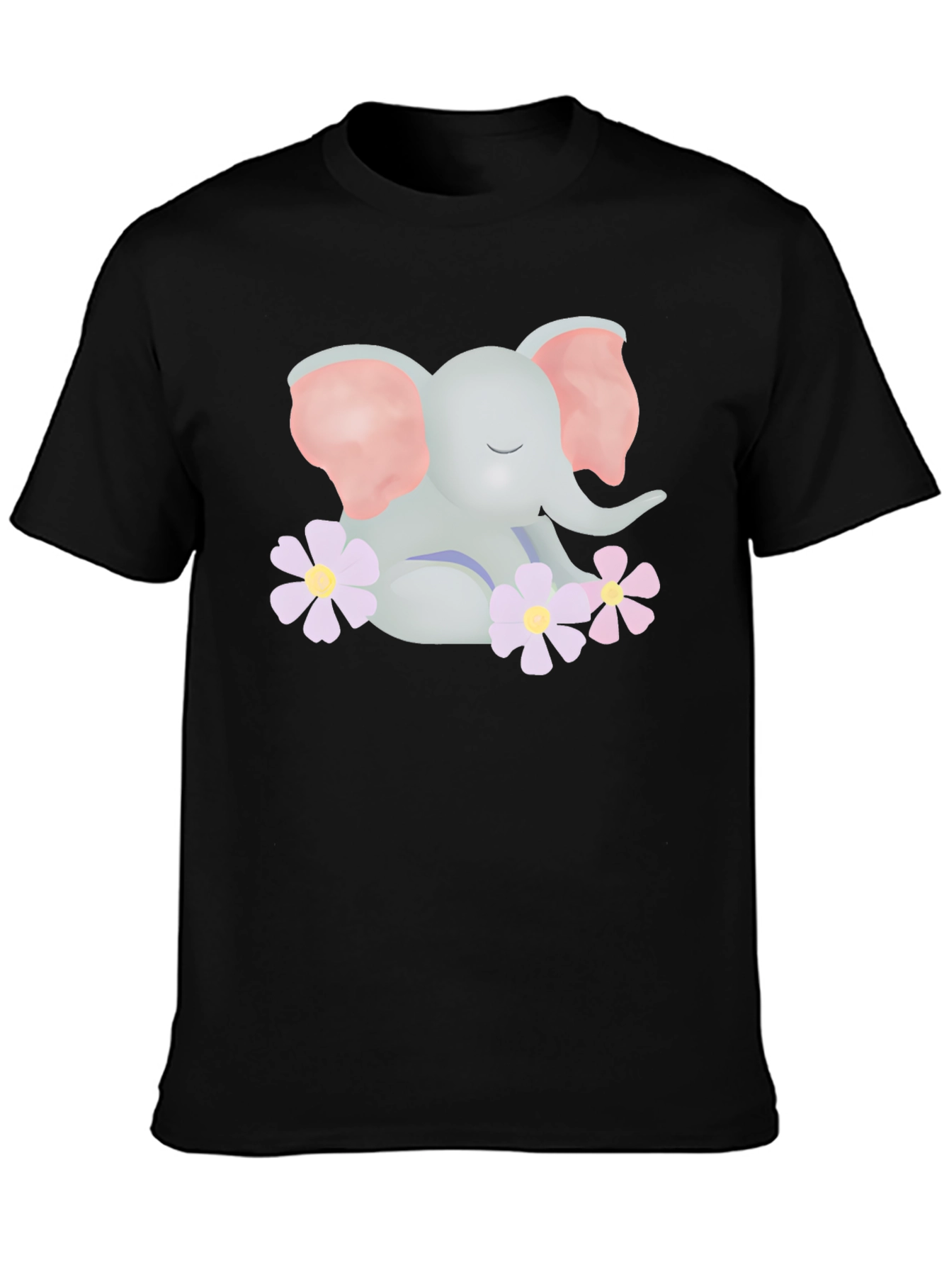 Cute Elephant Graphic T-Shirt - Soft Cotton Blend