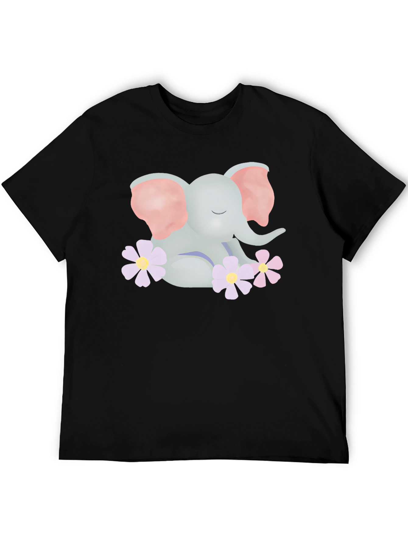 Cute Elephant Graphic T-Shirt - Soft Cotton Blend