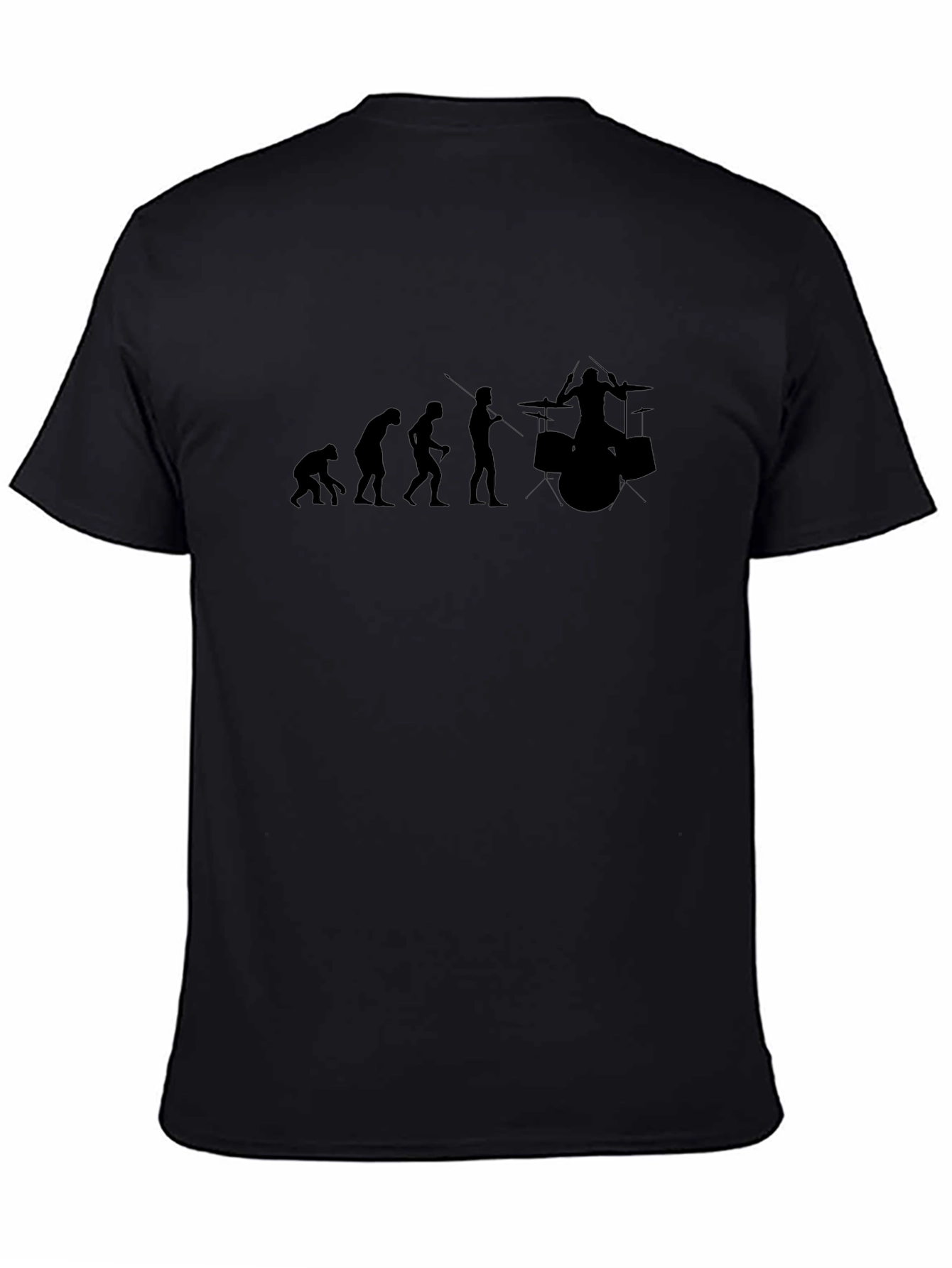 Evolution of Drummer Black T-Shirt