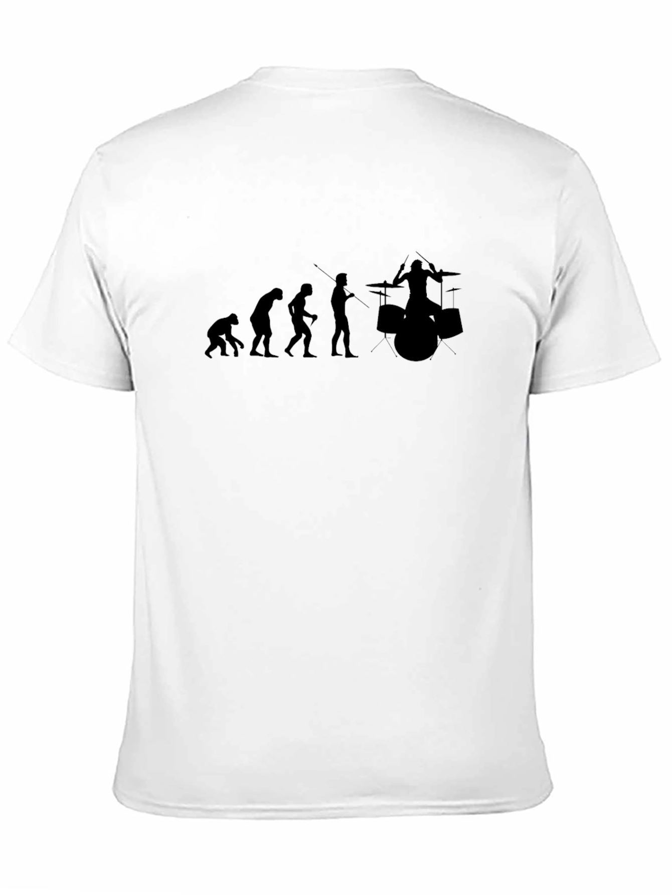 Evolution of Drummer Black T-Shirt