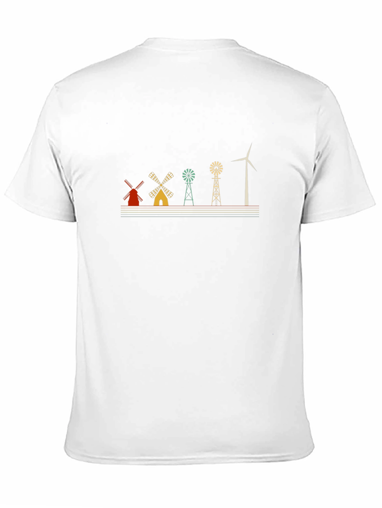 Windmill Evolution Graphic Tee - Black Cotton
