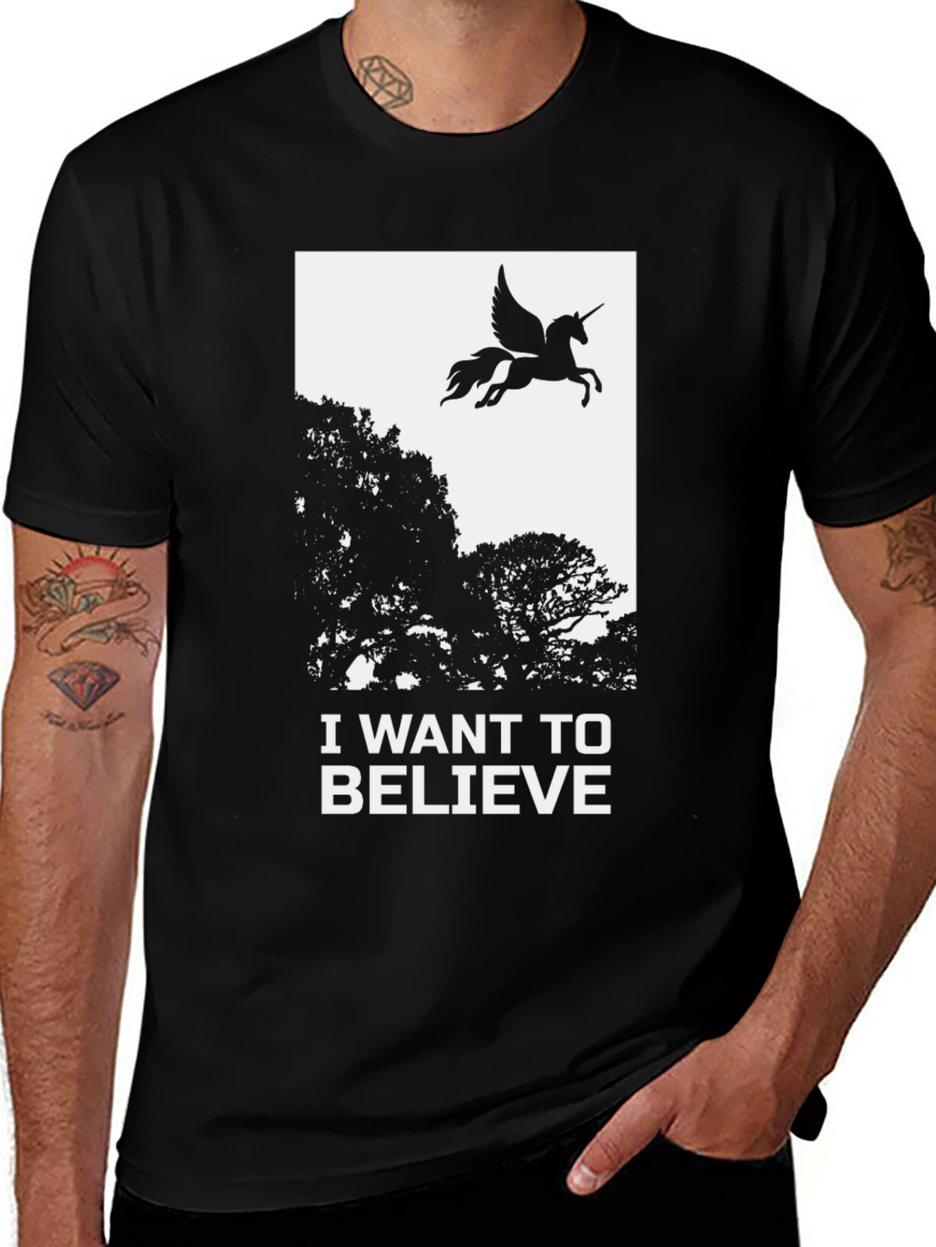 I Want to Believe Pegasus T-Shirt