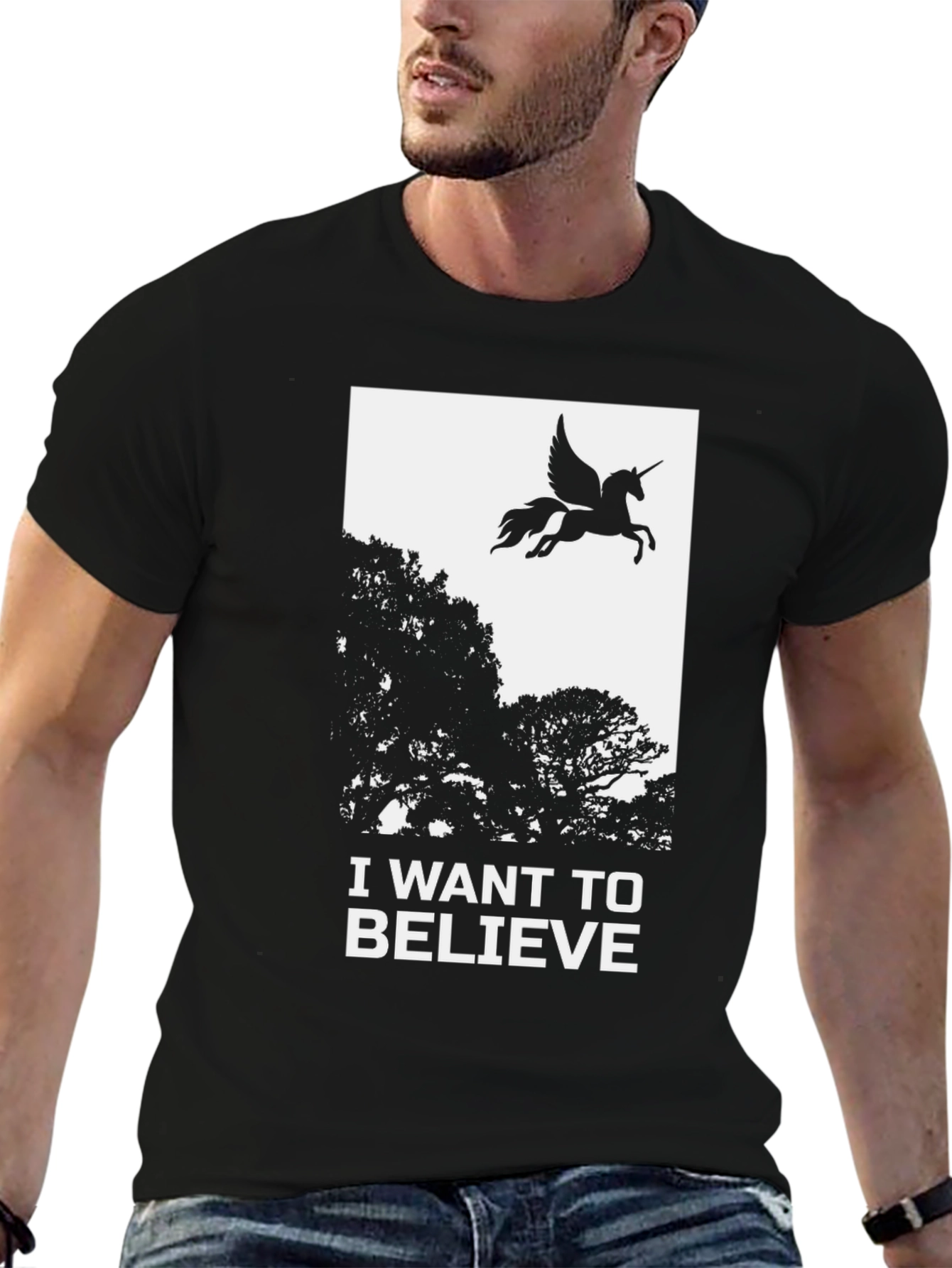 I Want to Believe Pegasus T-Shirt