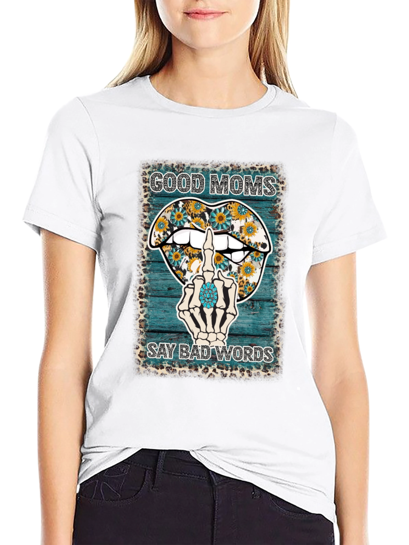 Good Moms Say Bad Words Graphic Tee