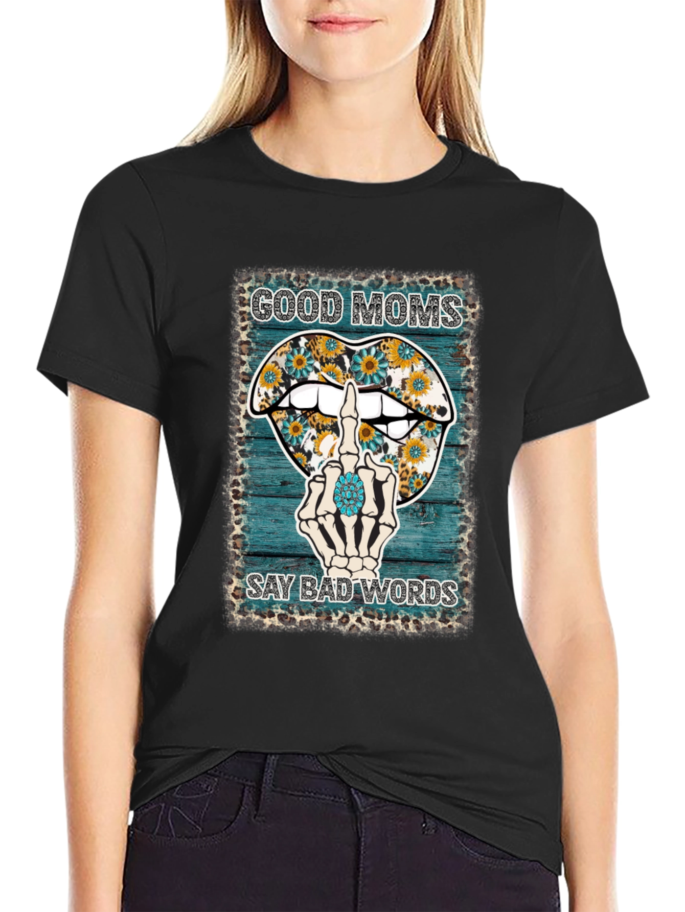 Good Moms Say Bad Words Graphic Tee