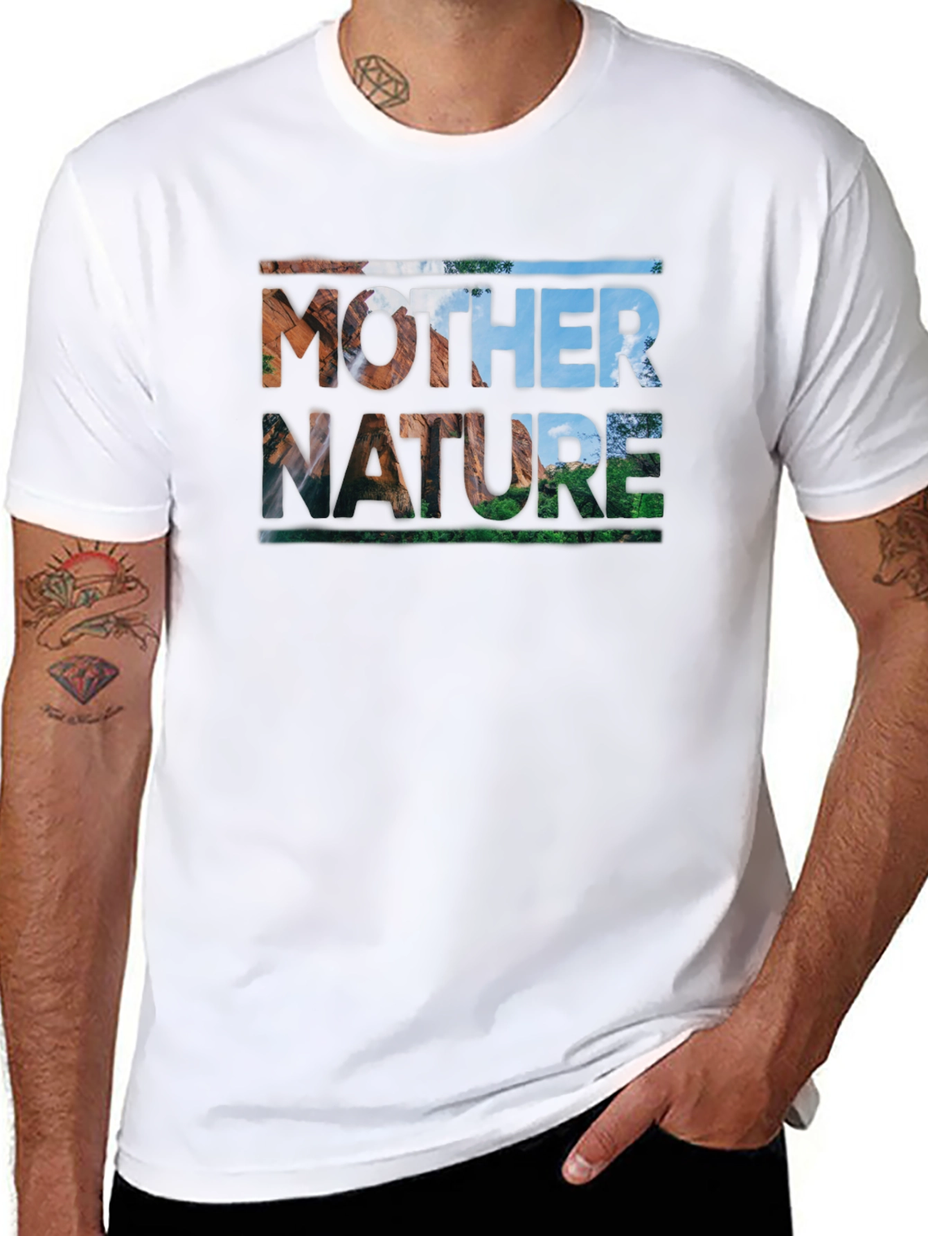 Mother Nature T-Shirt - Black Graphic Tee