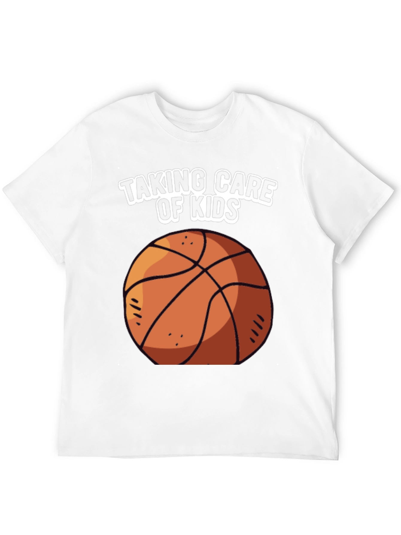 Taking Care of Kids Basketball Graphic T-Shirt