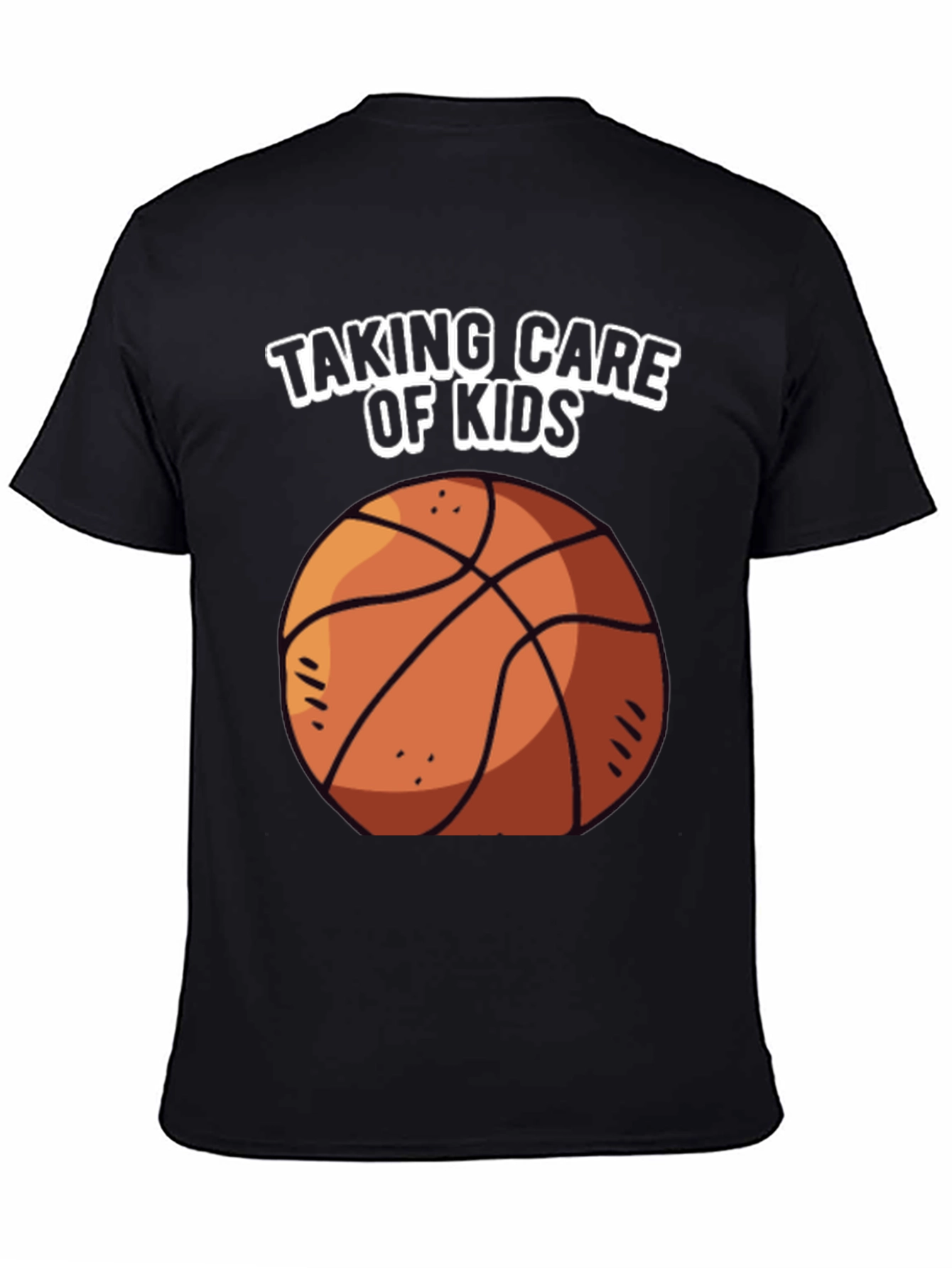 Taking Care of Kids Basketball Graphic T-Shirt