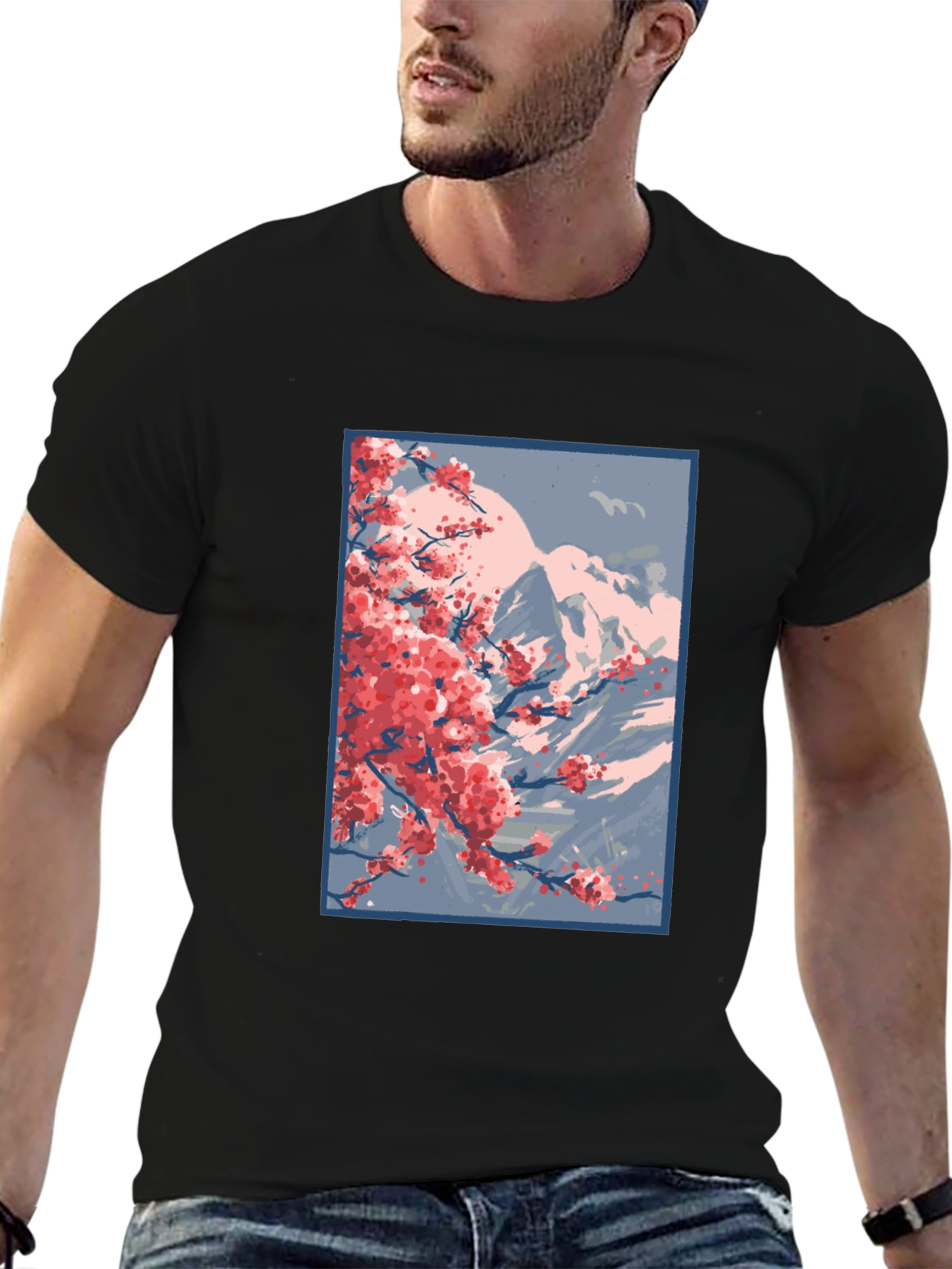 Cherry Blossom Mountain T-Shirt