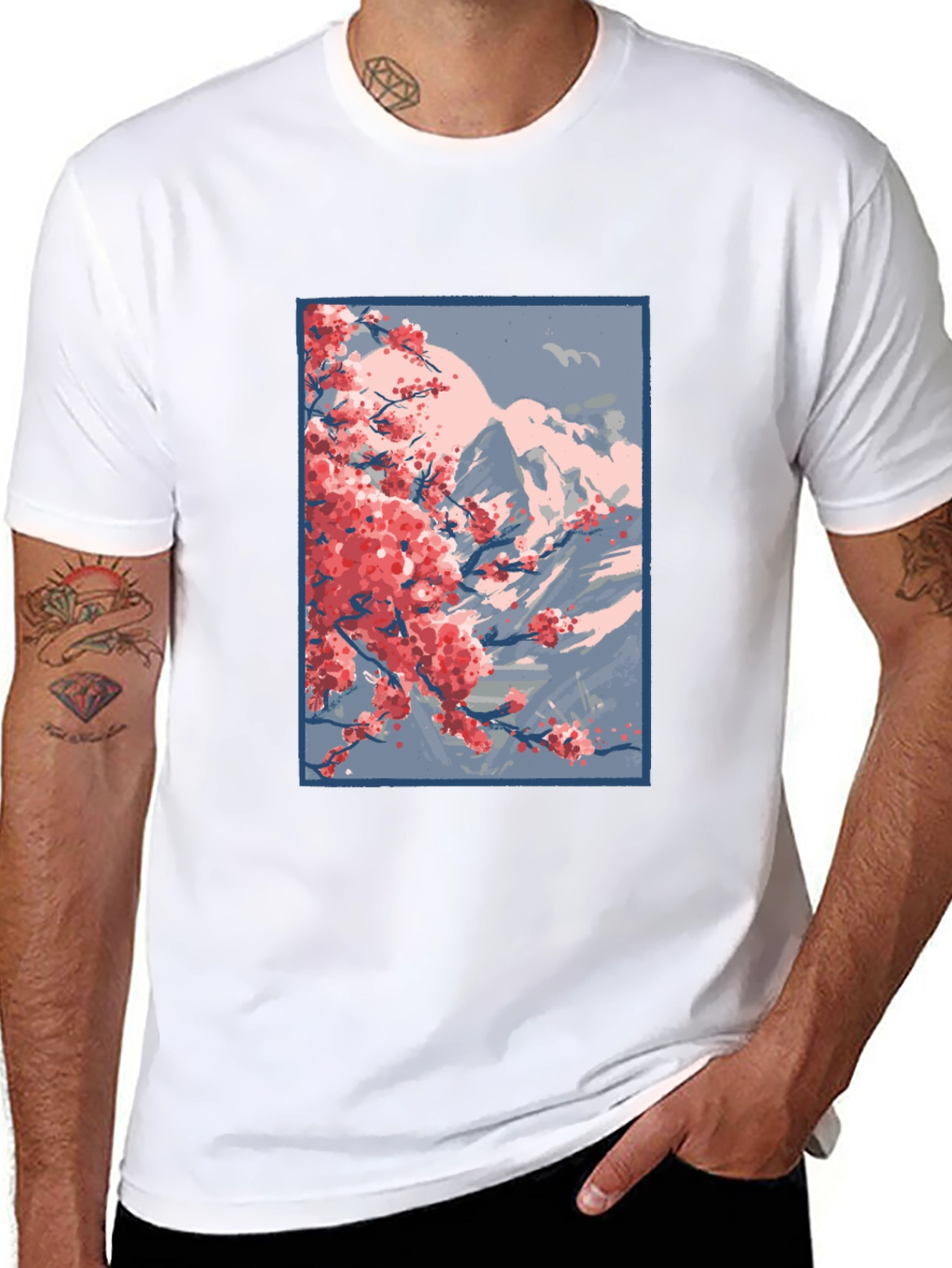 Cherry Blossom Mountain T-Shirt
