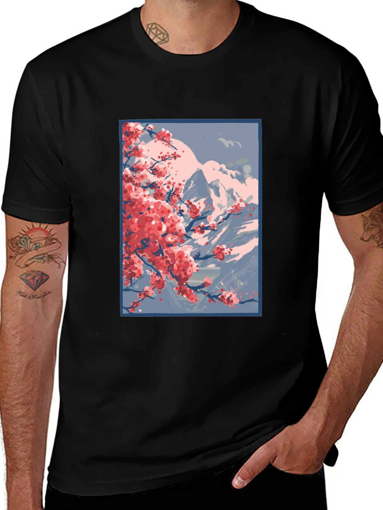 Cherry Blossom Mountain T-Shirt