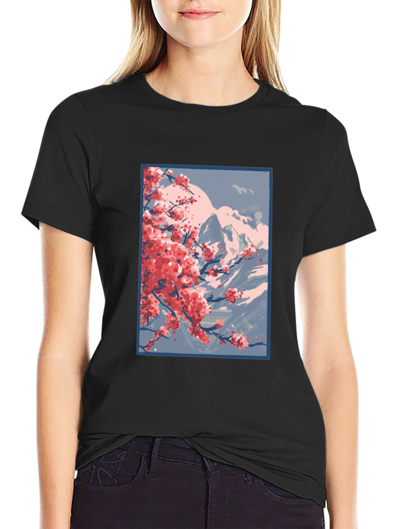 Cherry Blossom Mountain T-Shirt