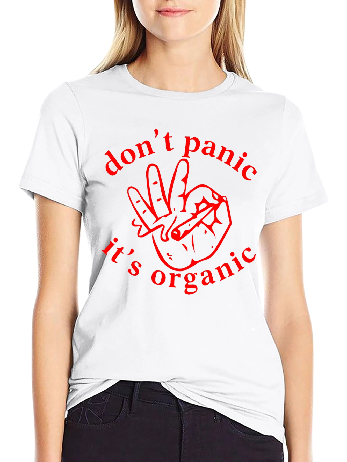 Dont Panic Its Organic Graphic T-Shirt