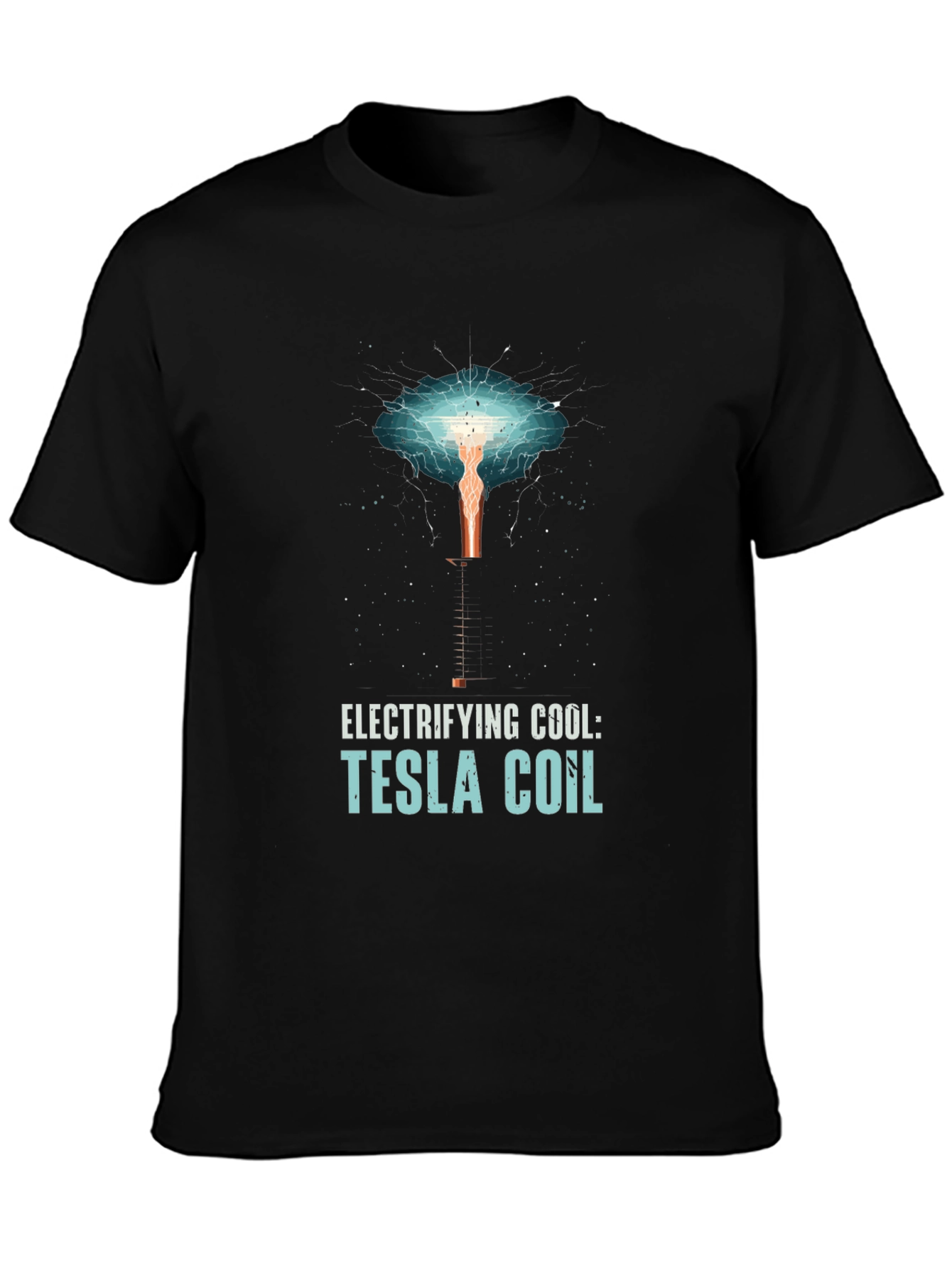 Electrifying Tesla Coil Graphic T-Shirt