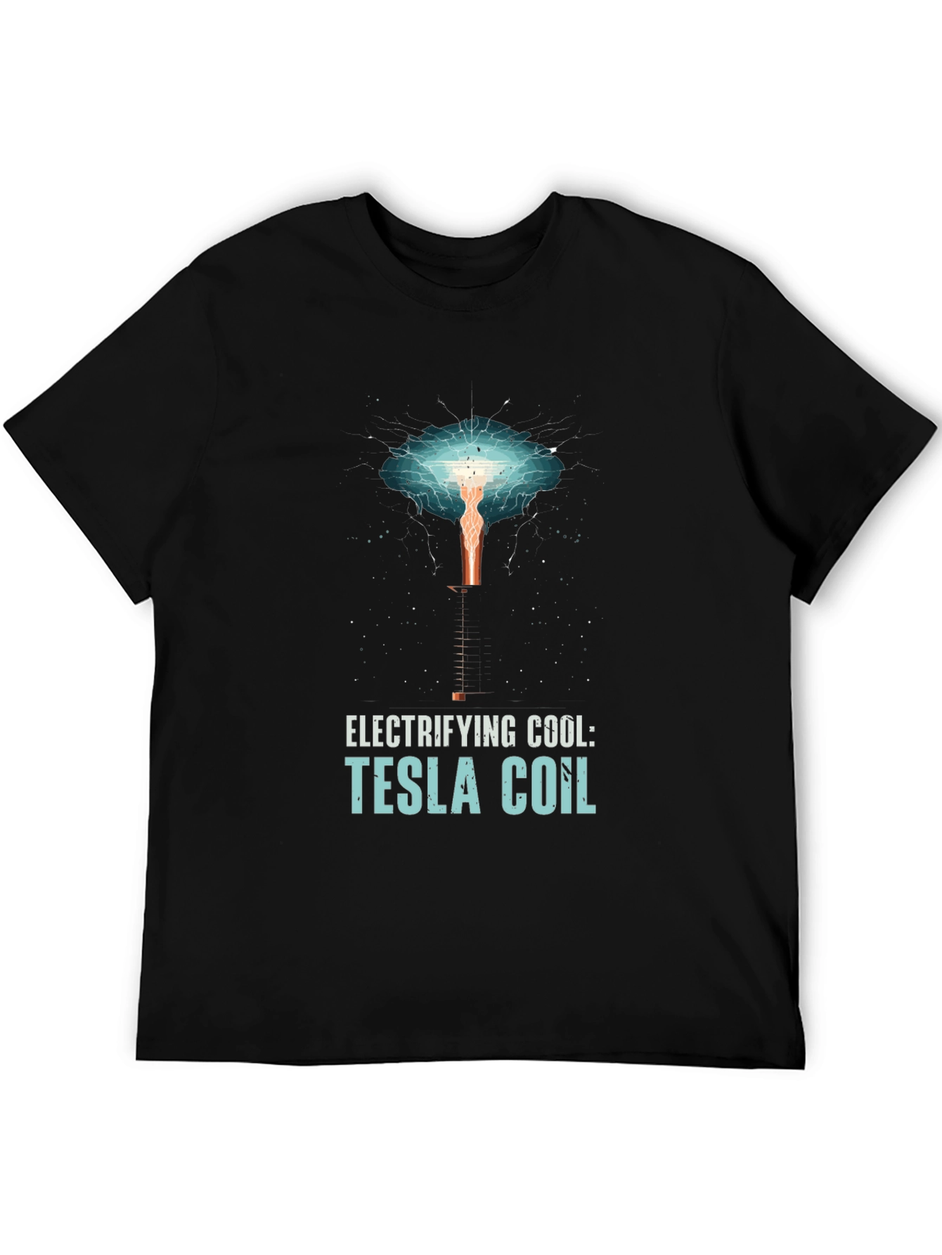 Electrifying Tesla Coil Graphic T-Shirt